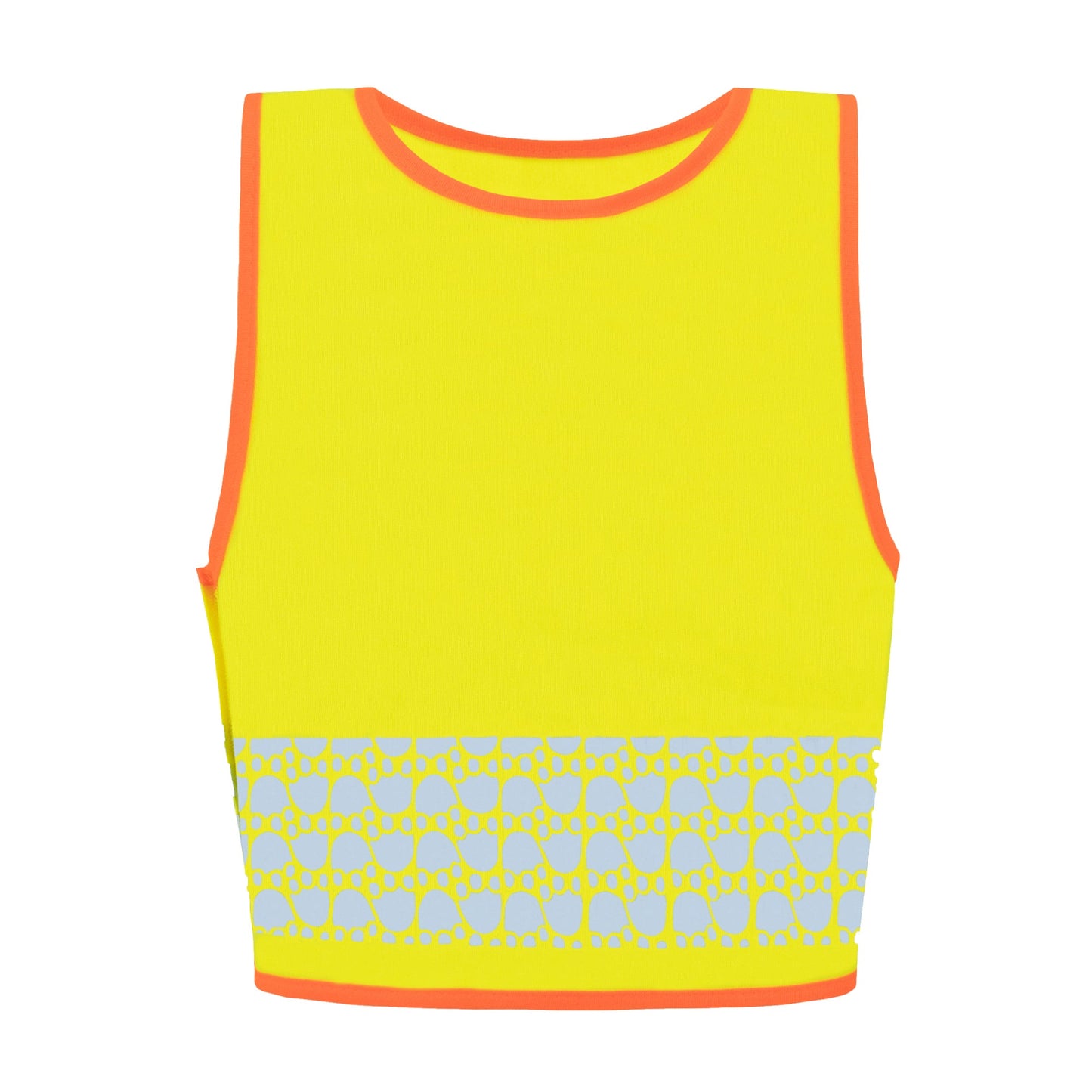 korntex Warnweste Funtastic Wildlife XXS reflektierend Klettverschluss 100 % Polyester gelb