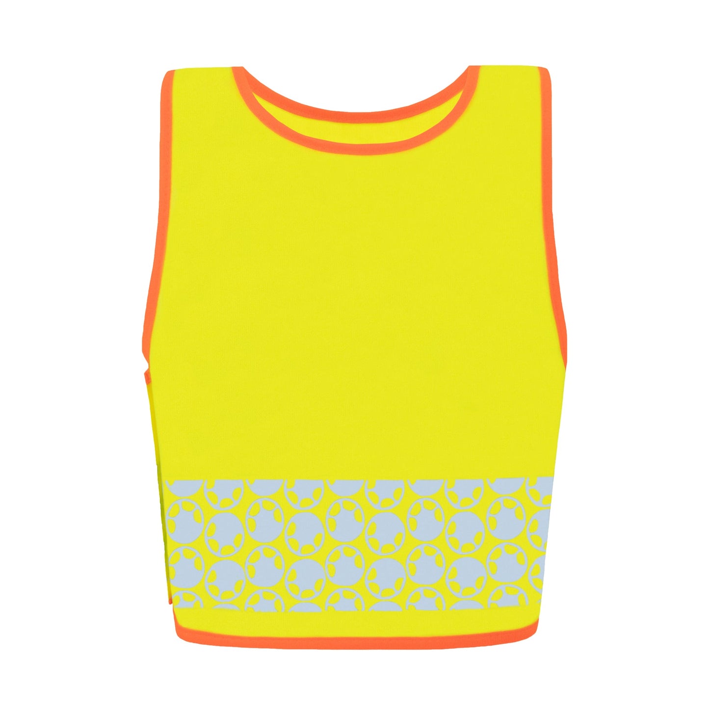 korntex Warnweste Funtastic Wildlife XXS reflektierend Klettverschluss 100 % Polyester gelb