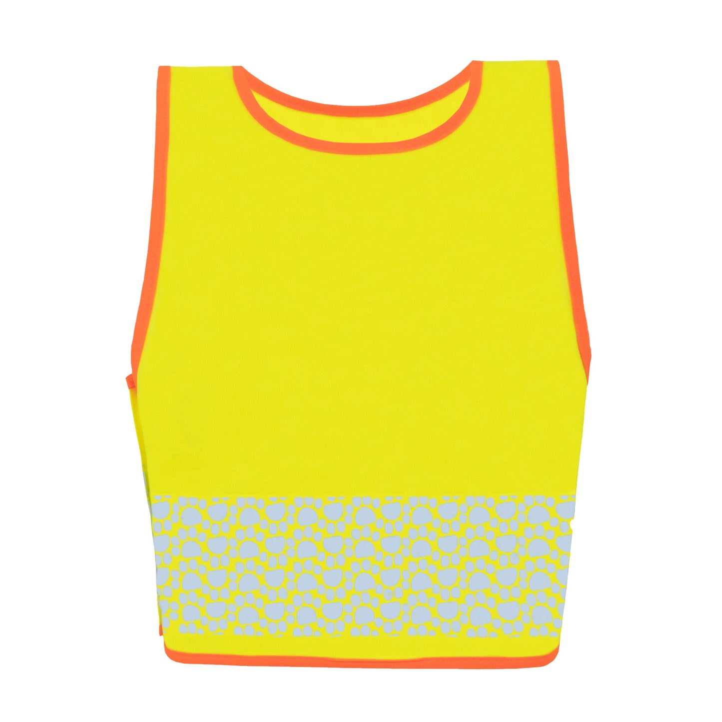 korntex Warnweste Funtastic Wildlife XXS reflektierend Klettverschluss 100 % Polyester gelb