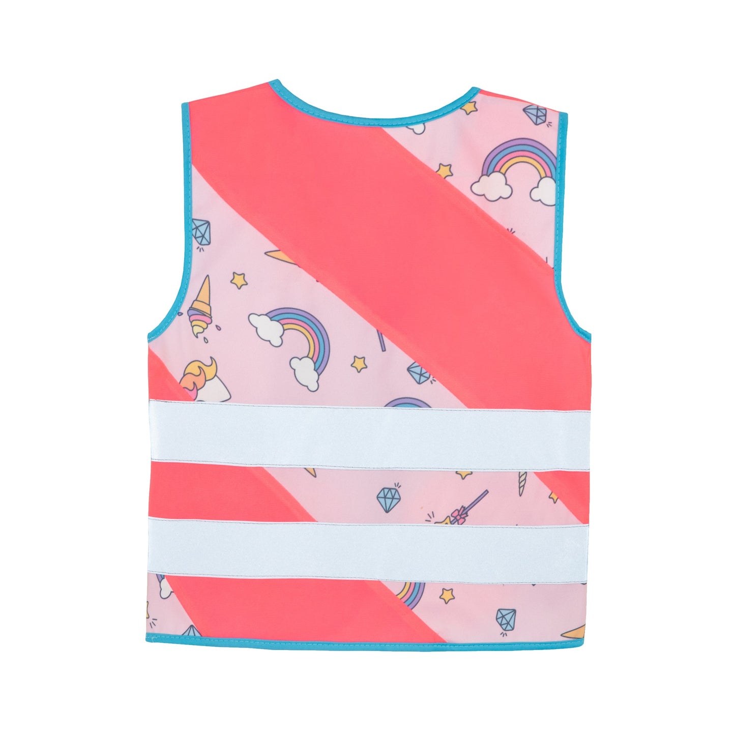 korntex Warnweste Action Fantasy S reflektierend Reißverschluss 100 % Polyester pink