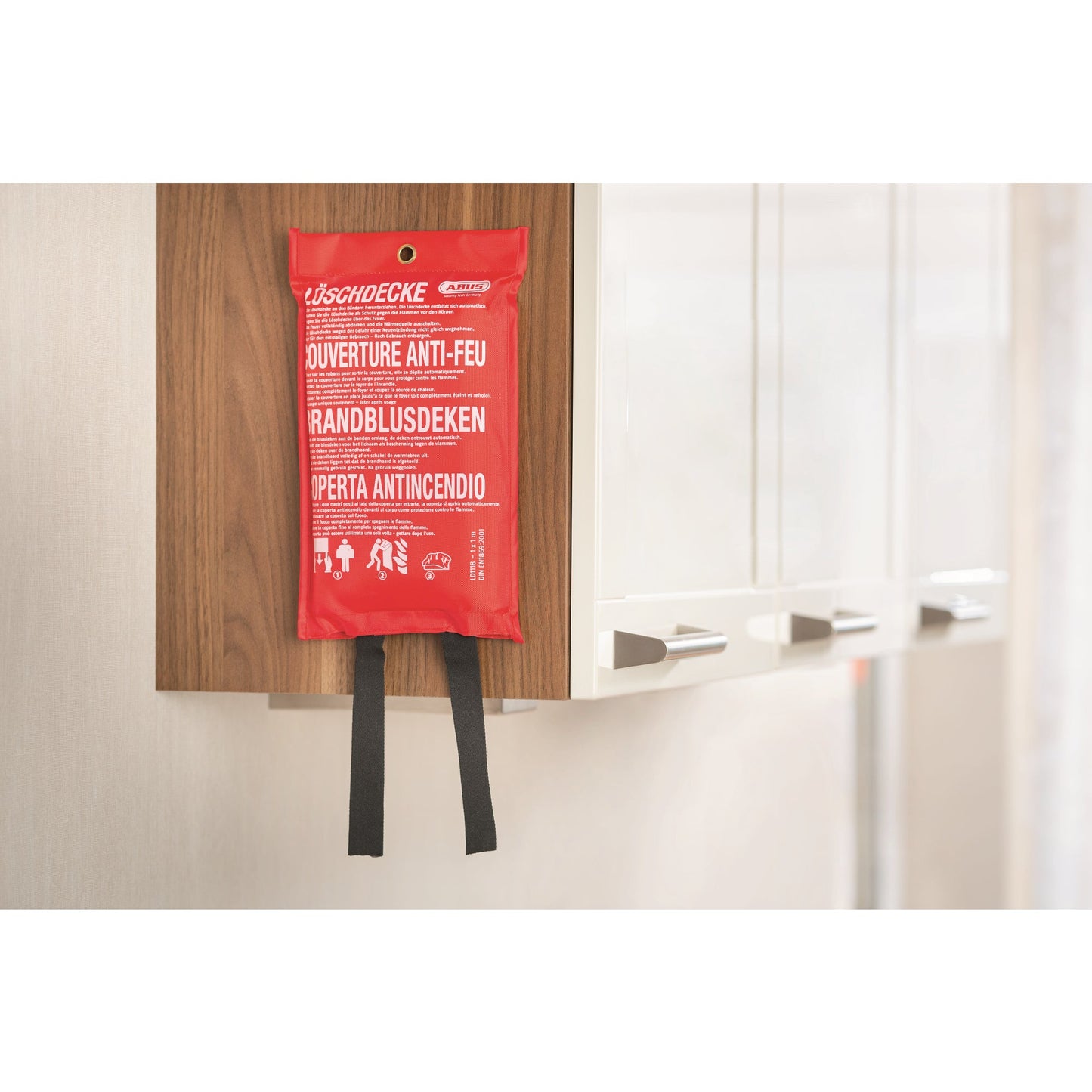 ABUS Feuerlöschdecke 100 x 100 cm (B x L) Glasfasergewebe