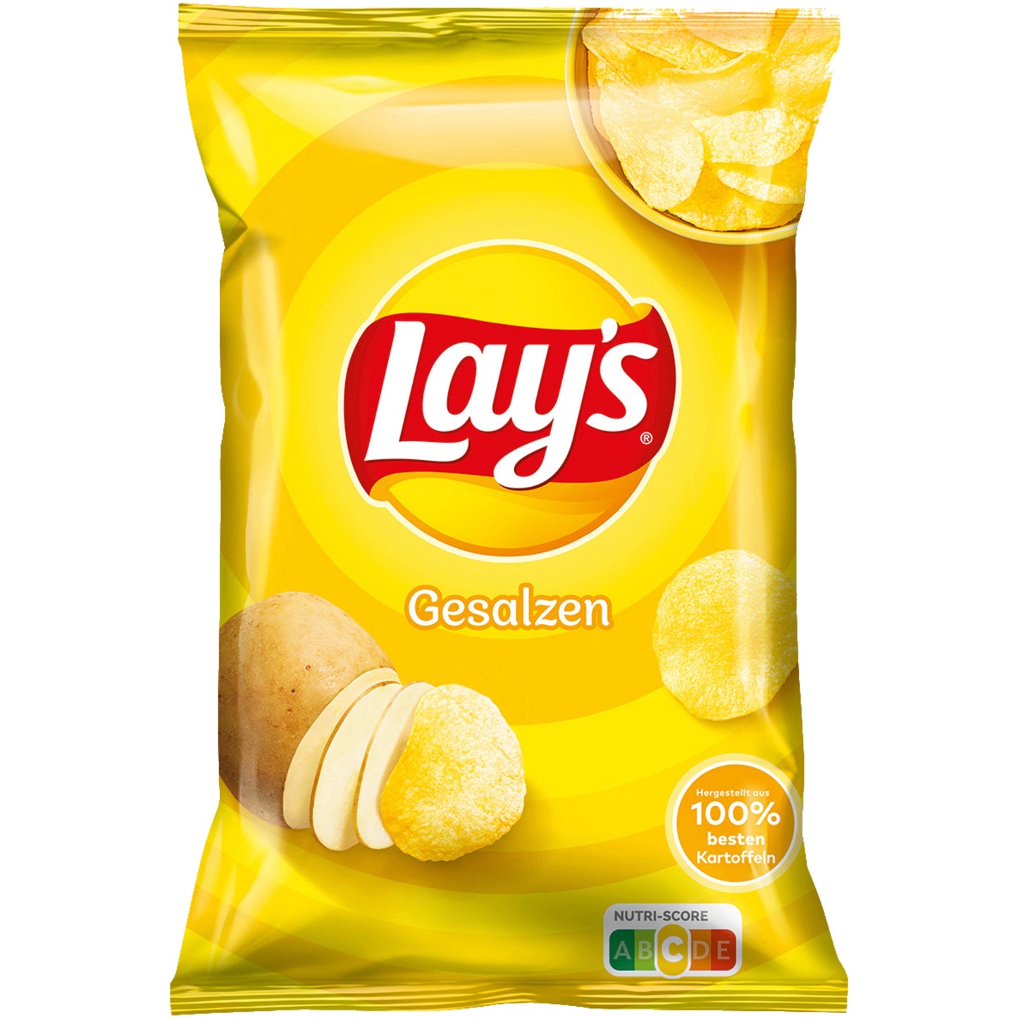 Lays® Chips gesalzen 9 x 150 g/Pack.