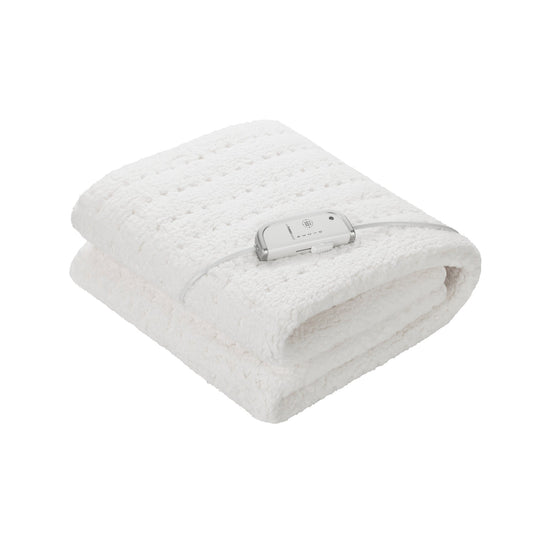 Medisana Wärmeunterbett HU 672 80 x 150 cm (B x L) 100W 4 Temperaturstufen Fleece (100 % Polyester) grau/weiß