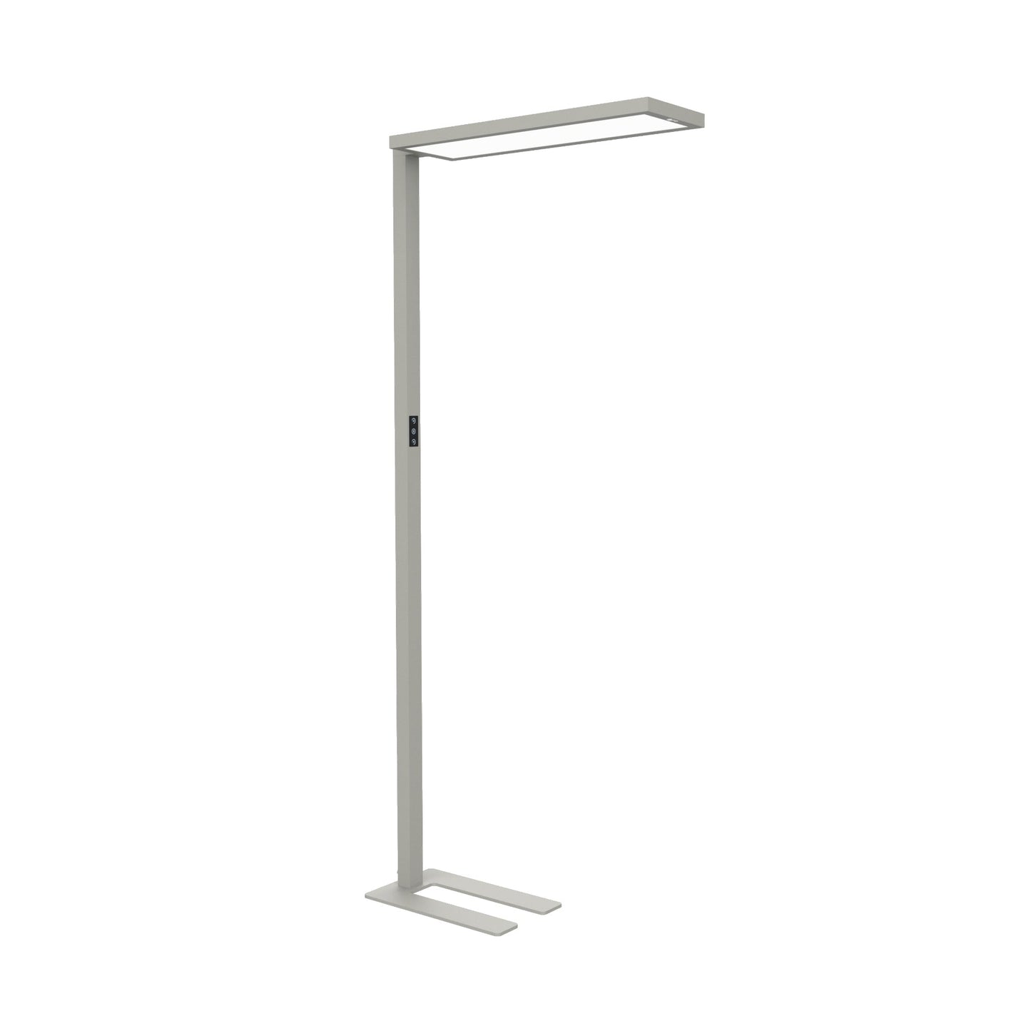 MAUL Stehleuchte MAULsenja C, D je Lichtquelle: 1 x 69 kWh/1.000h, 1 x 18 kWh/1.000h LED silber