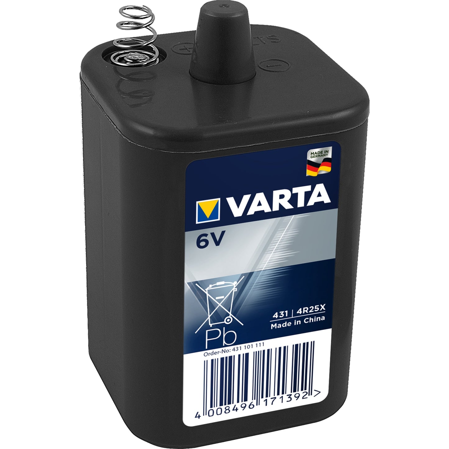 Varta Batterie 431/4R25X Zinkchlorid 6V 8.500 mAh