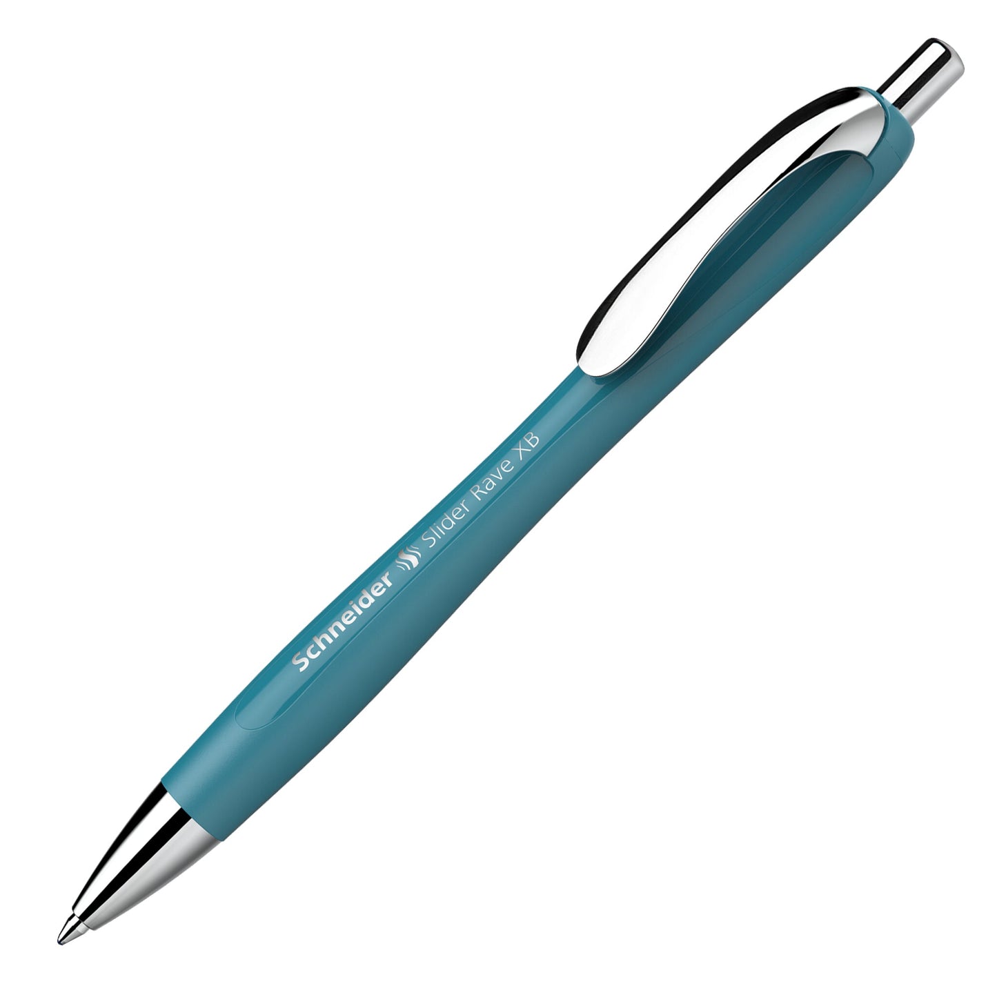 Schneider Kugelschreiber Slider Rave 0,7mm XB blau Mine auswechselbar dokumentenecht Schaftfarbe: teal