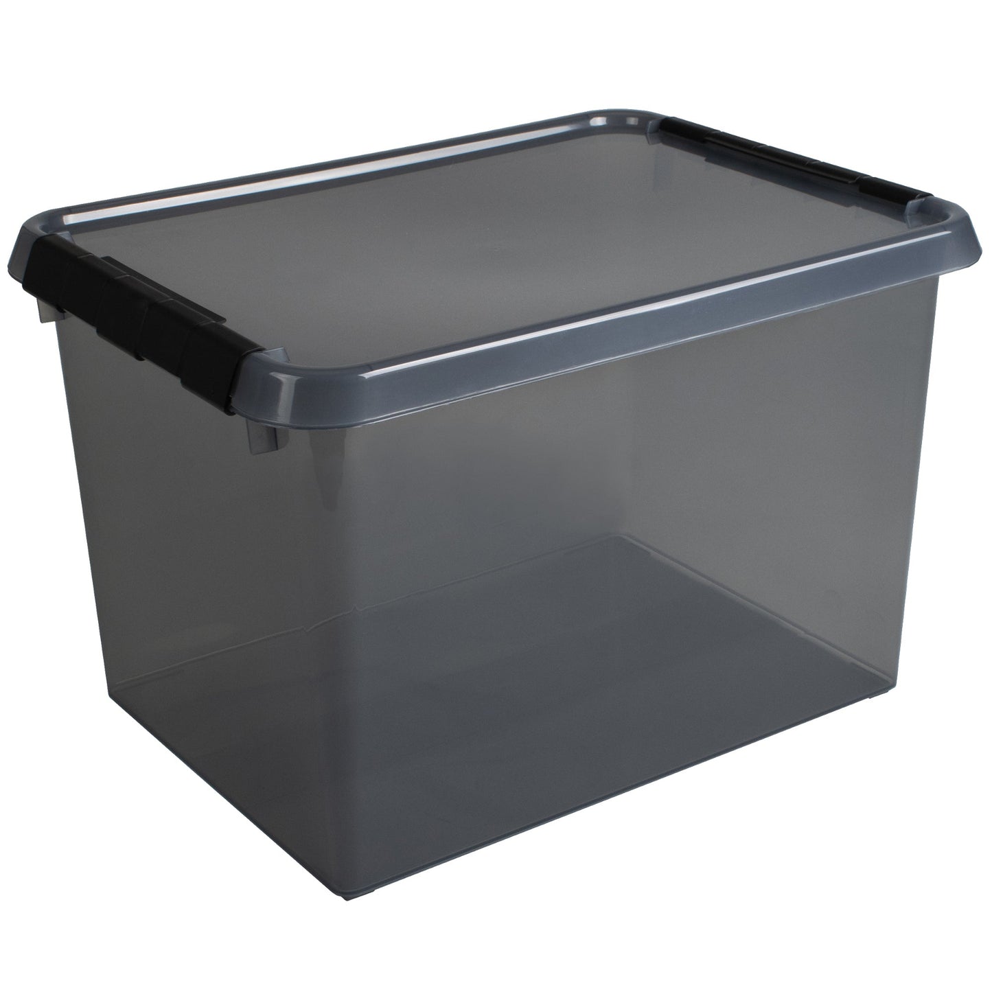 Sunware Aufbewahrungsbox the comfort-line 30 x 26 x 40 cm (B x H x T) 22l Kunststoff, 80 % recycelt grau transparent