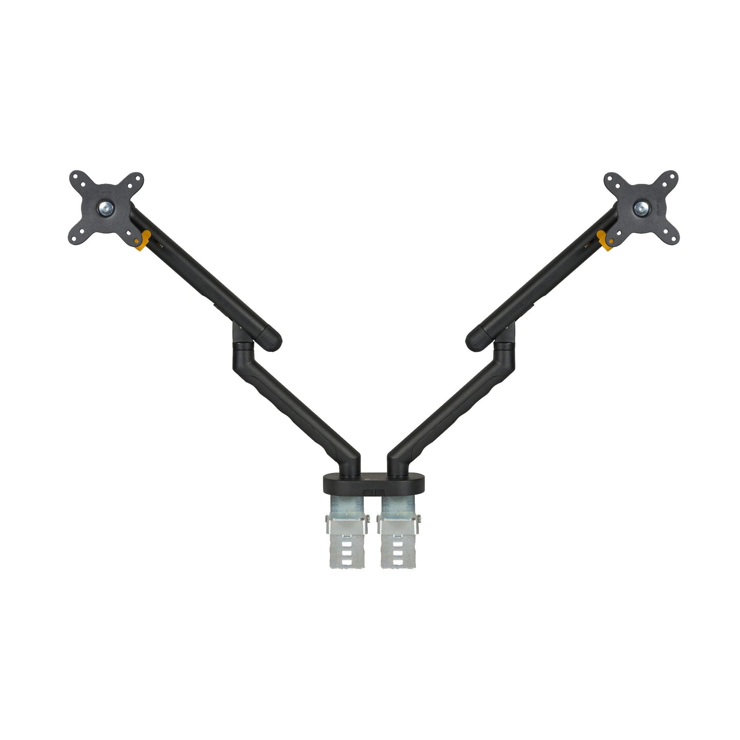 BakkerElkhuizen Monitorschwenkarm BE Flexible Dual 2 x 2-10kg Aluminium/Stahl/Kunststoff schwarz