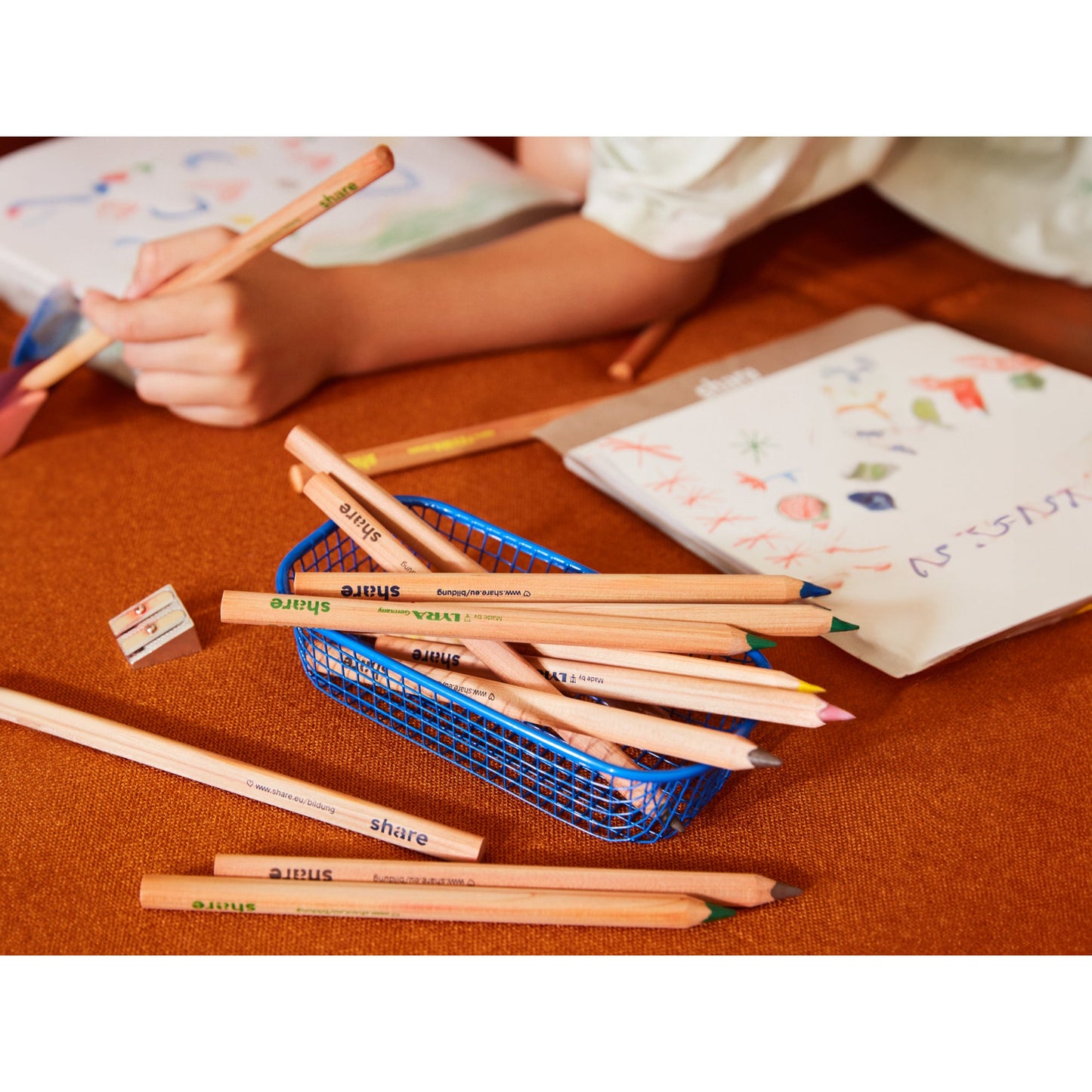 share Buntstift Jumbo farbig sortiert 5 St./Pack.