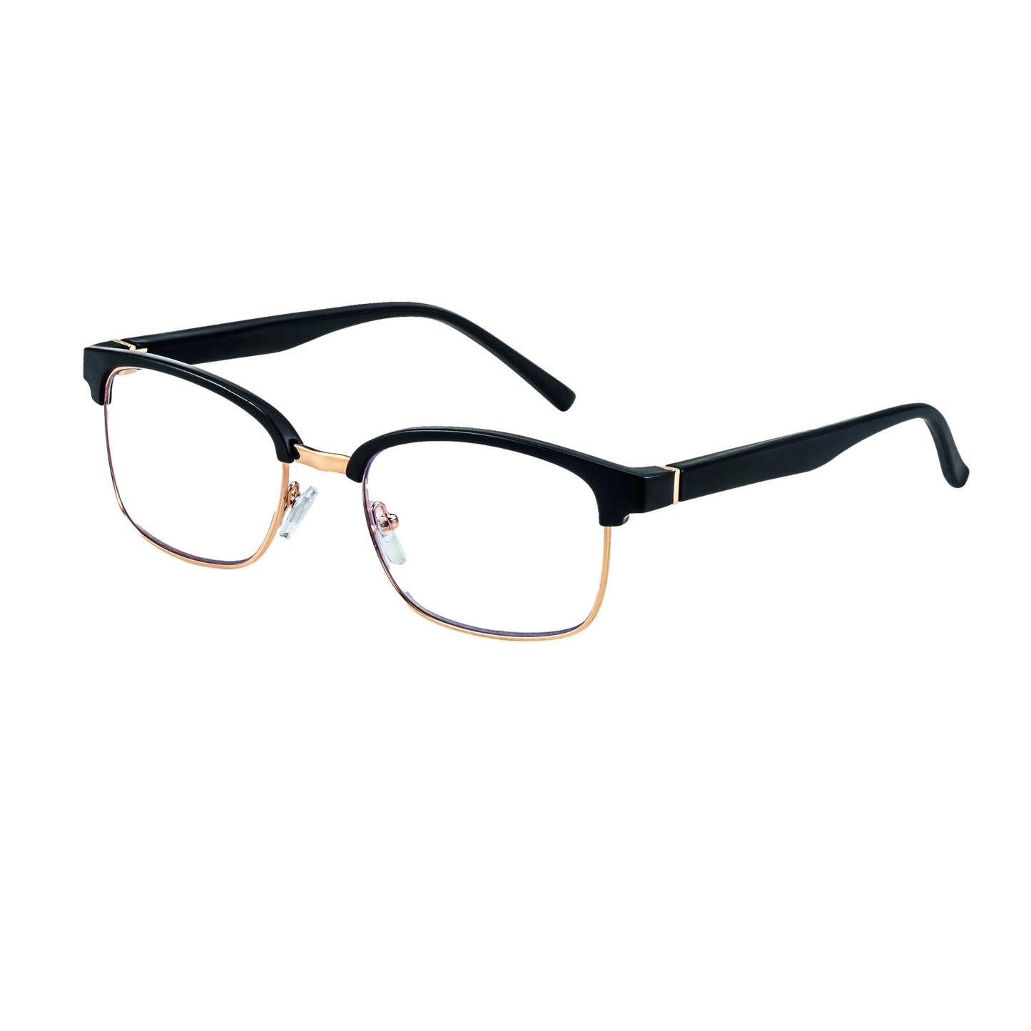 Filtral Lesebrille Palermo +1,5 Unisex Kunststoff, 100 % recycelt schwarz/gold