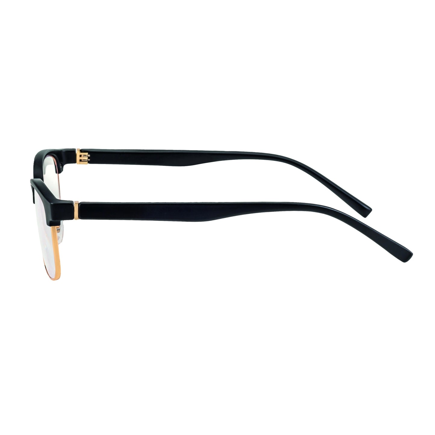 Filtral Lesebrille Palermo +1,5 Unisex Kunststoff, 100 % recycelt schwarz/gold