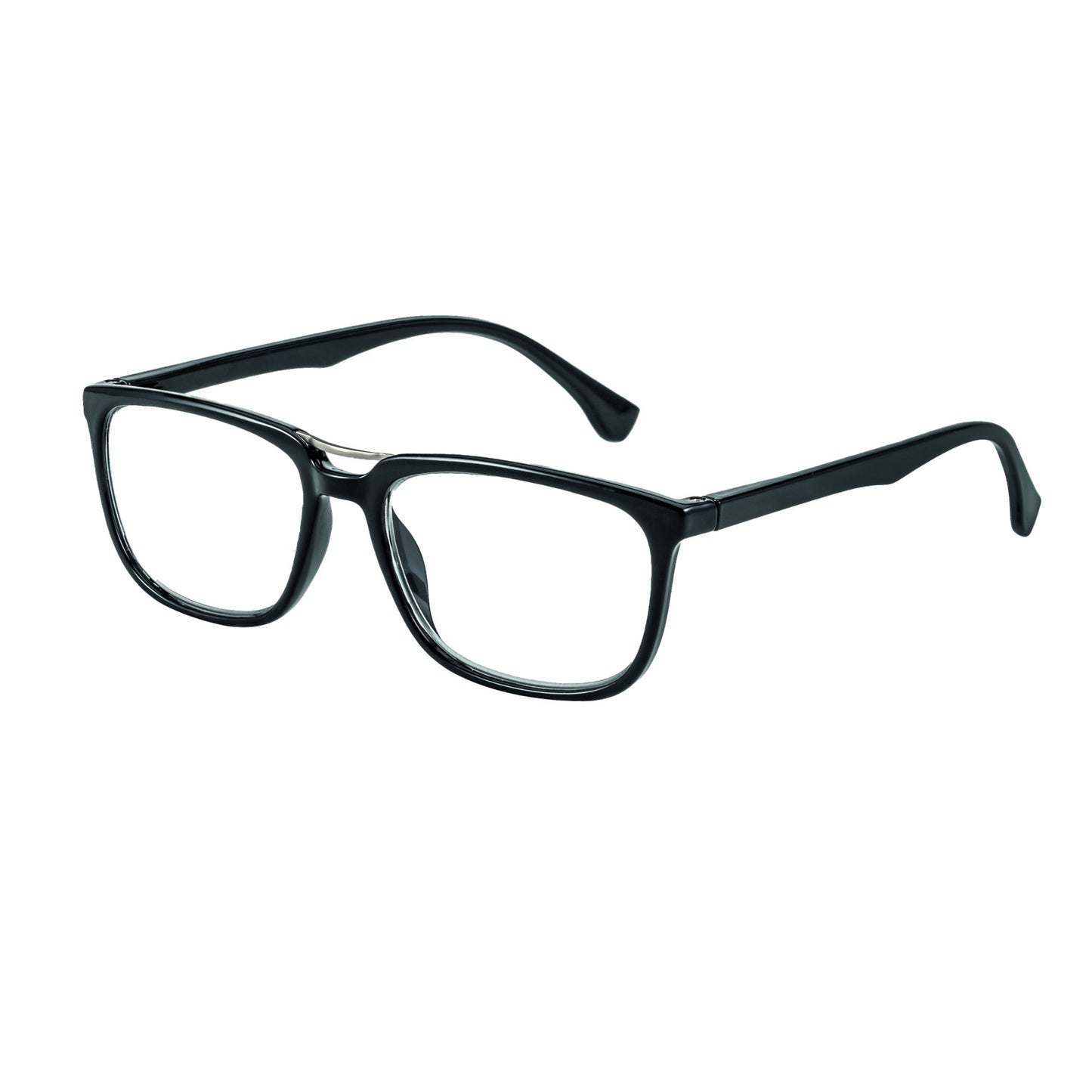 Filtral Lesebrille Stockholm +1,5 Unisex Kunststoff, 100 % recycelt schwarz