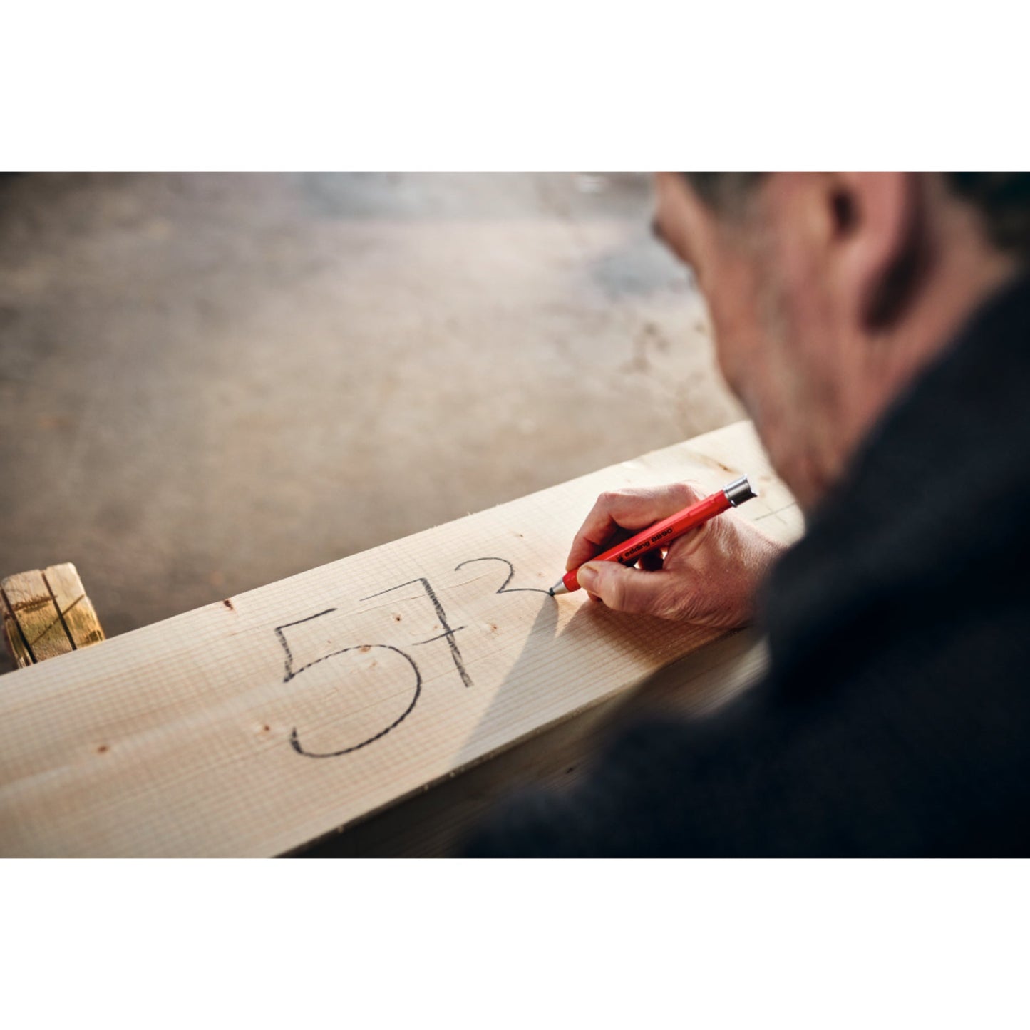 edding Zimmermannbleistift e-8890 HB Aluminium