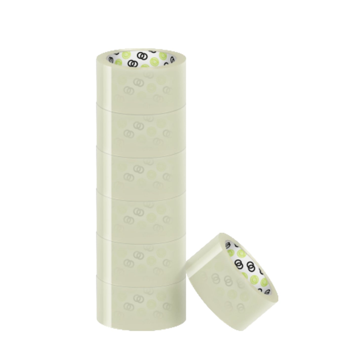 Soennecken Packband oeco 50 mm x 66 m (B x L) wasserbasiertes Acrylat transparent 6 St./Pack.