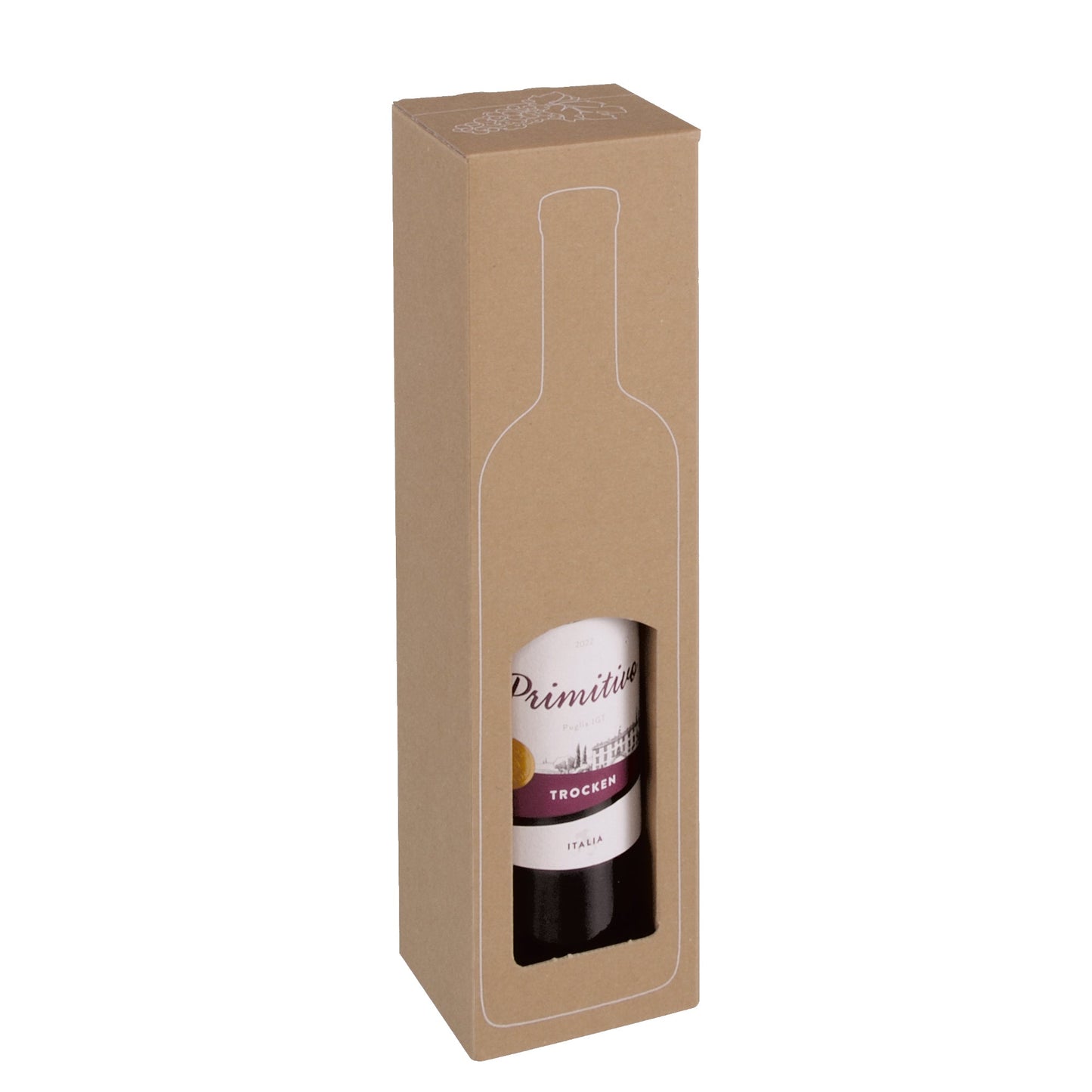 ColomPac® Geschenkkarton 8,9 x 36 x 8,9 cm (B x H x T) Wellpappe braun