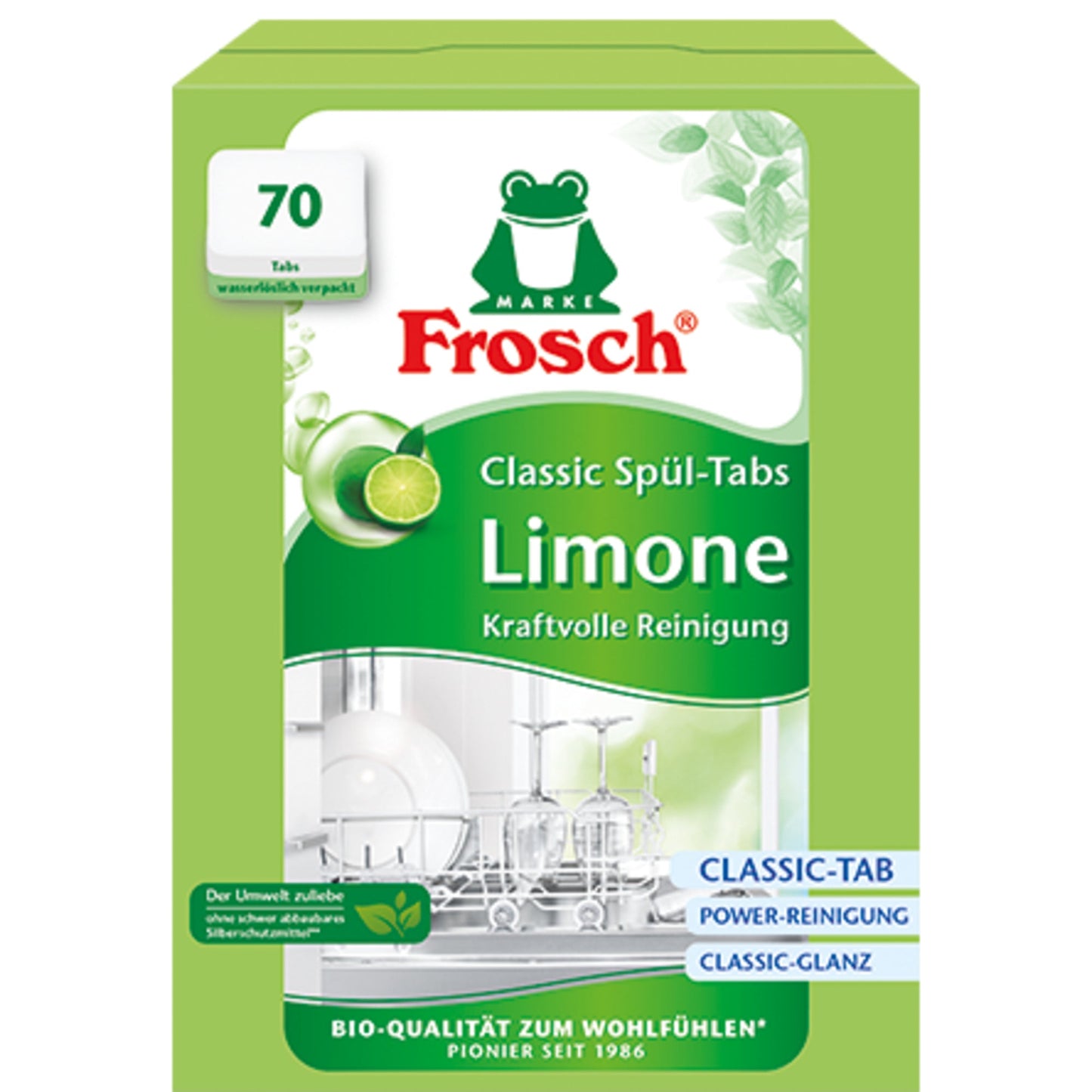 Frosch Spülmaschinentabs Classic Limonen 70 St./Pack.