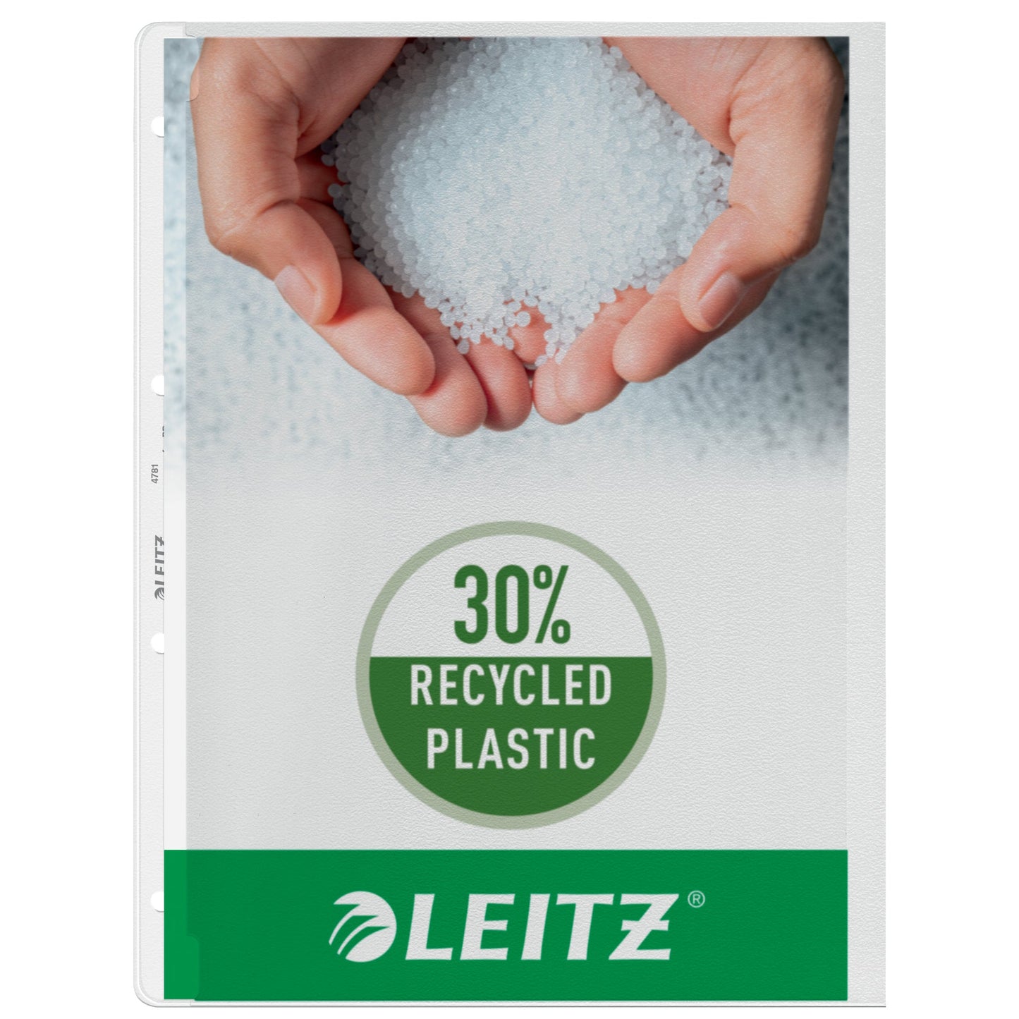 Leitz Prospekthülle DIN A4 130µm links offen Polypropylen, 30 % recycelt farblos 100 St./Pack.