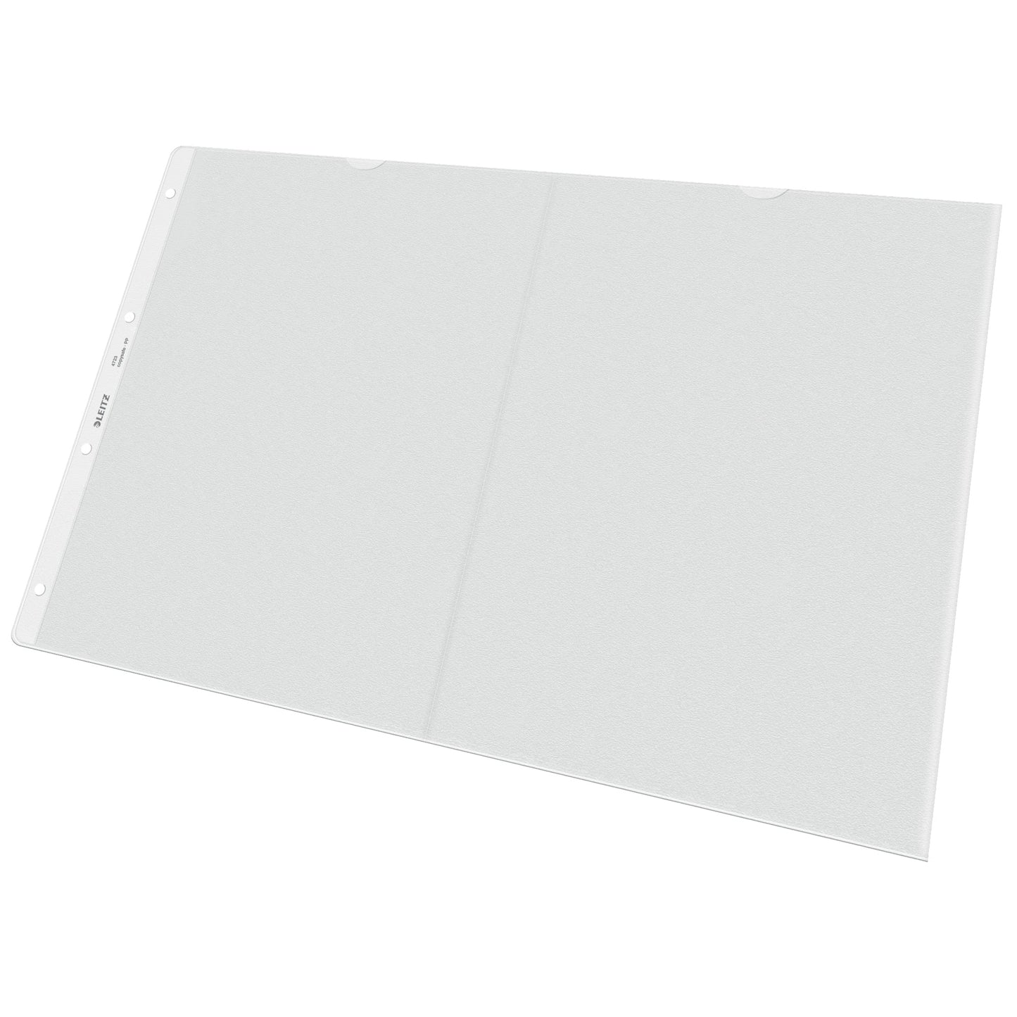 Leitz Prospekthülle DIN A3 quer 130µm oben offen Polypropylen, 30 % recycelt farblos 50 St./Pack.