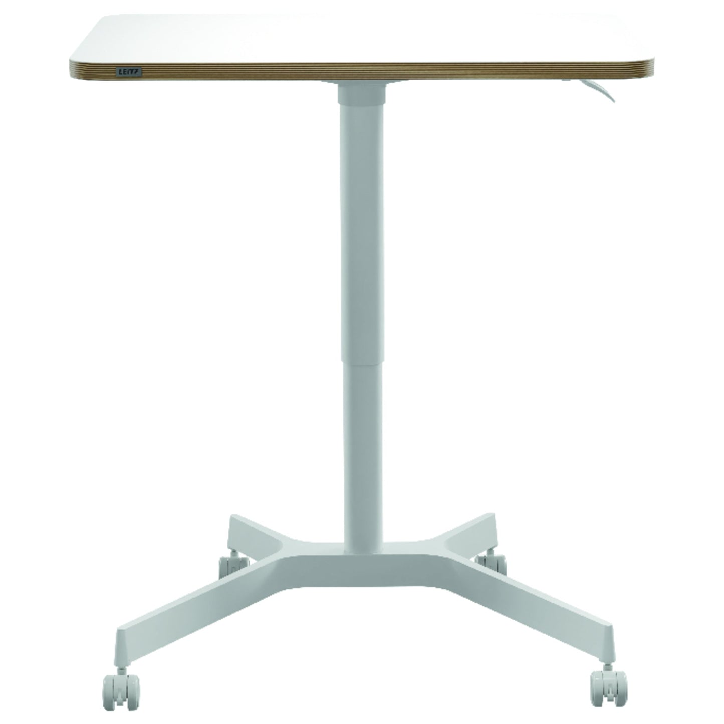 Leitz Schreibtisch Ergo Maße: 600 x 750-1.140 x 800 mm (B x H x T) Spanplatte weiß