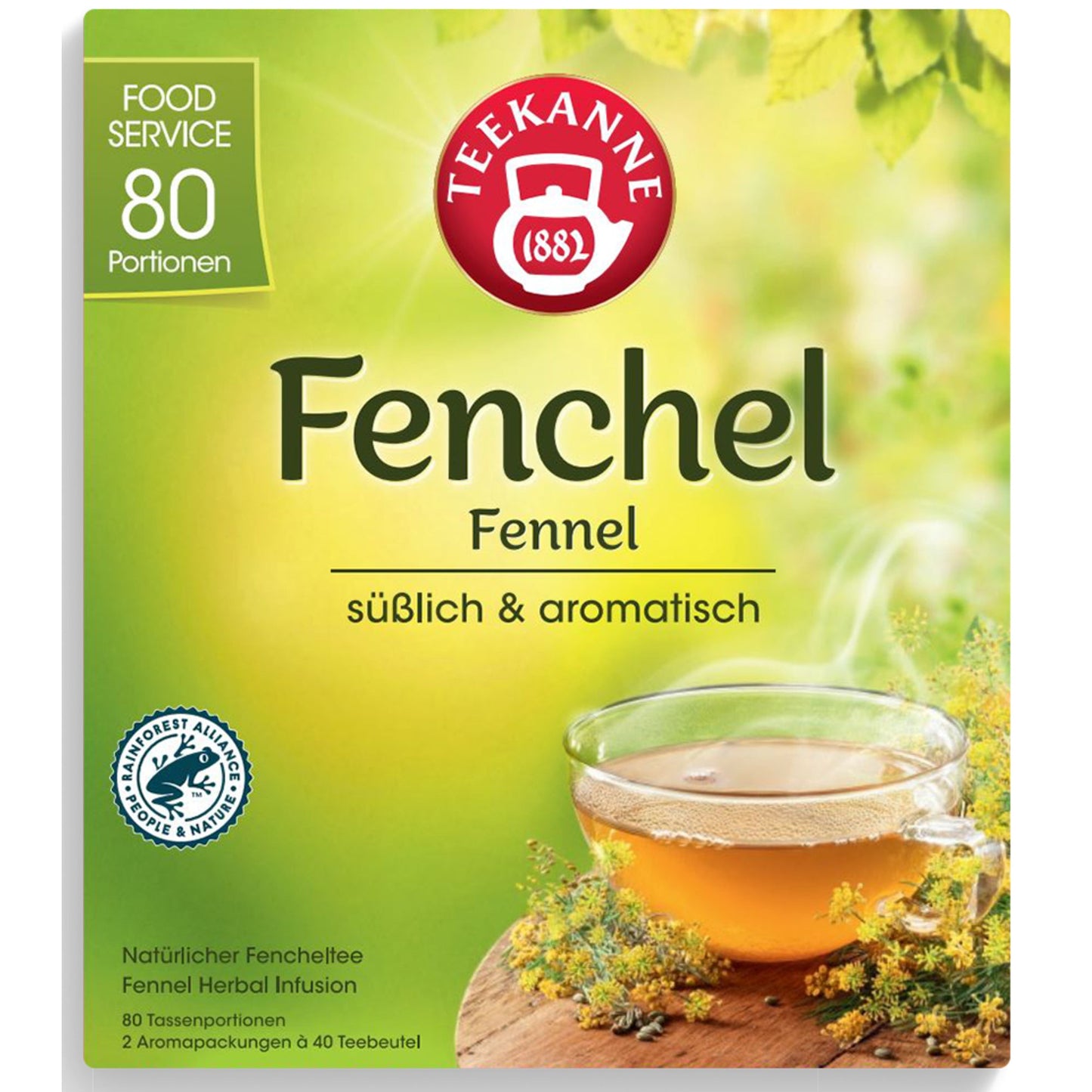 Teekanne Tee Fenchel 80 Btl./Pack.