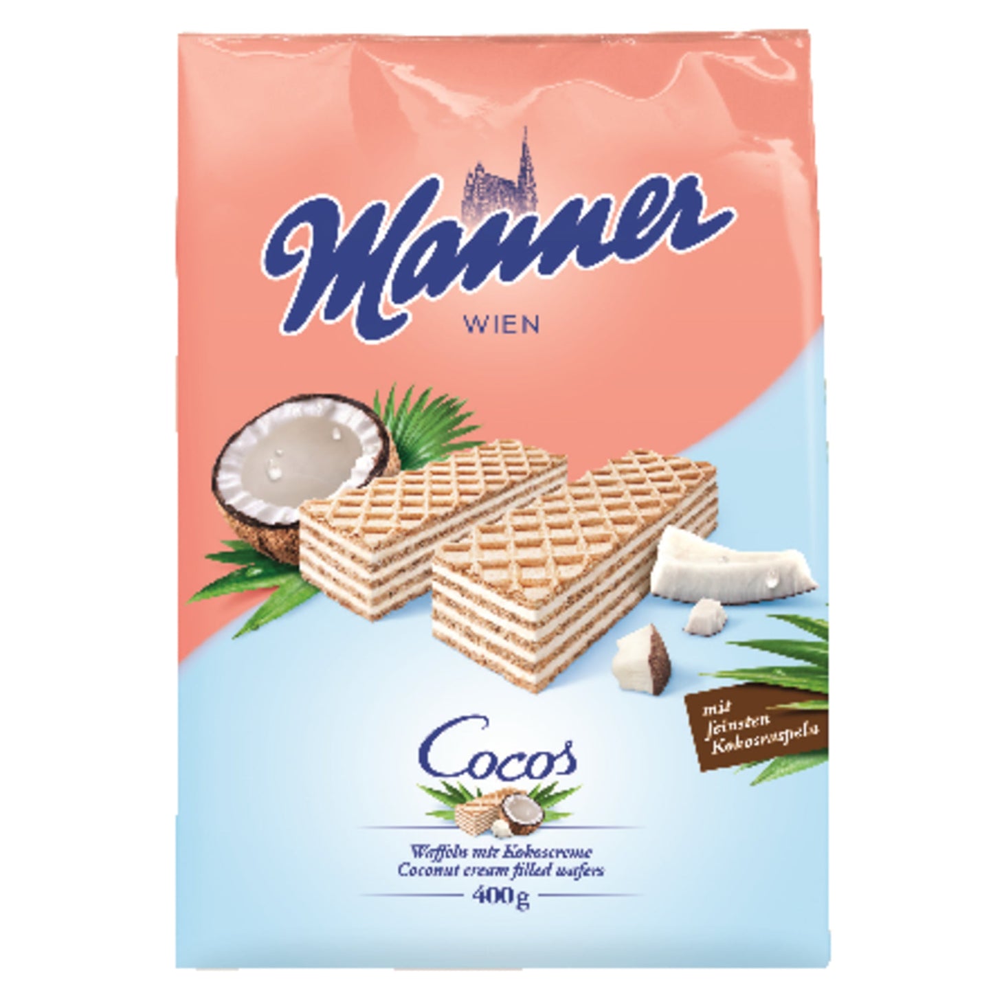 Gebäck Schnitten Cocos 400 g/Pack.