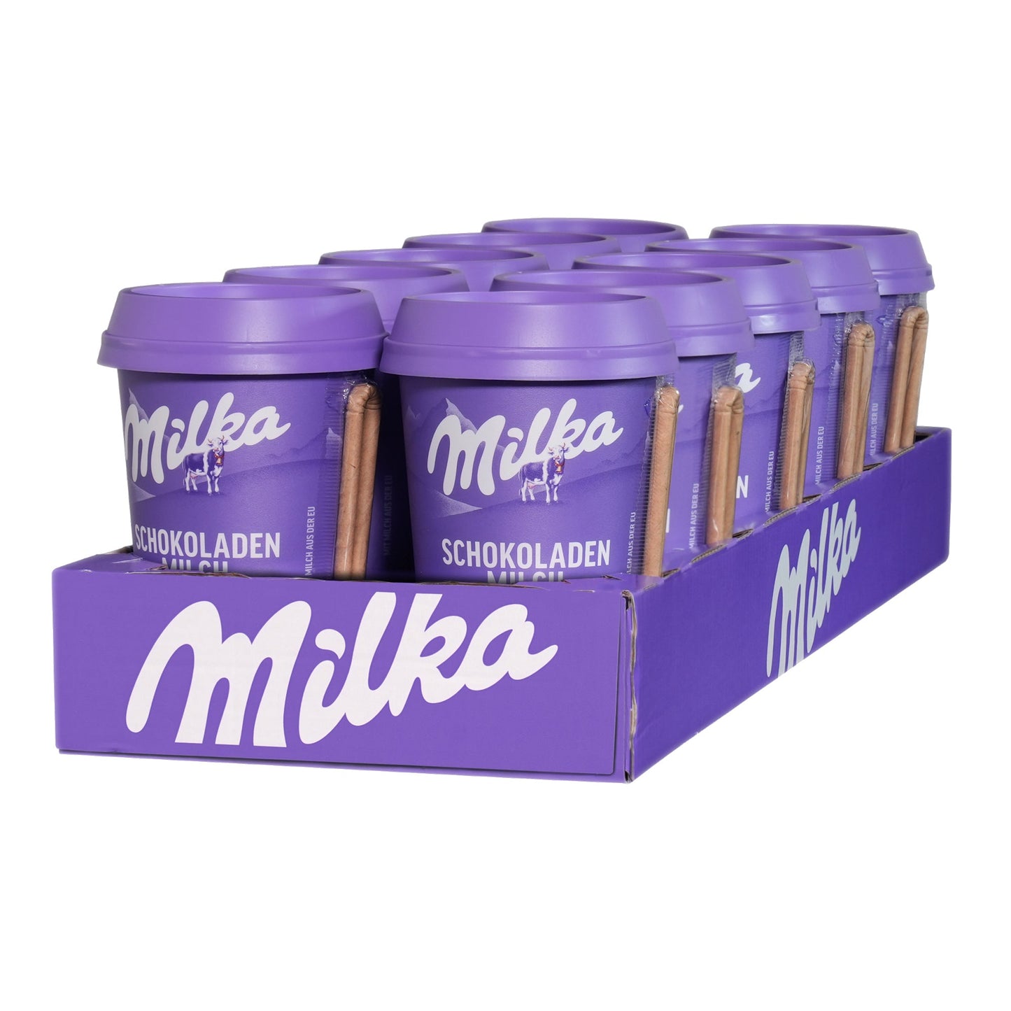 Milka Milchmischgetränk Schokolade 10 x 220 ml/Pack.
