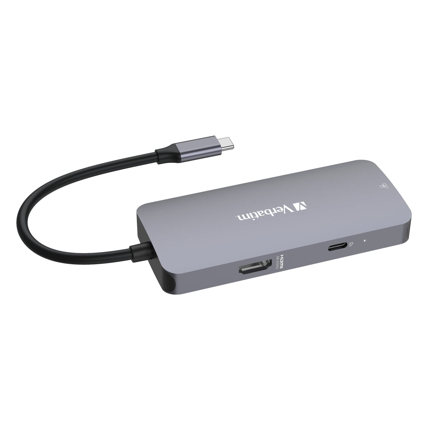 Verbatim USB-Hub CMH-05 USB-C grau/schwarz
