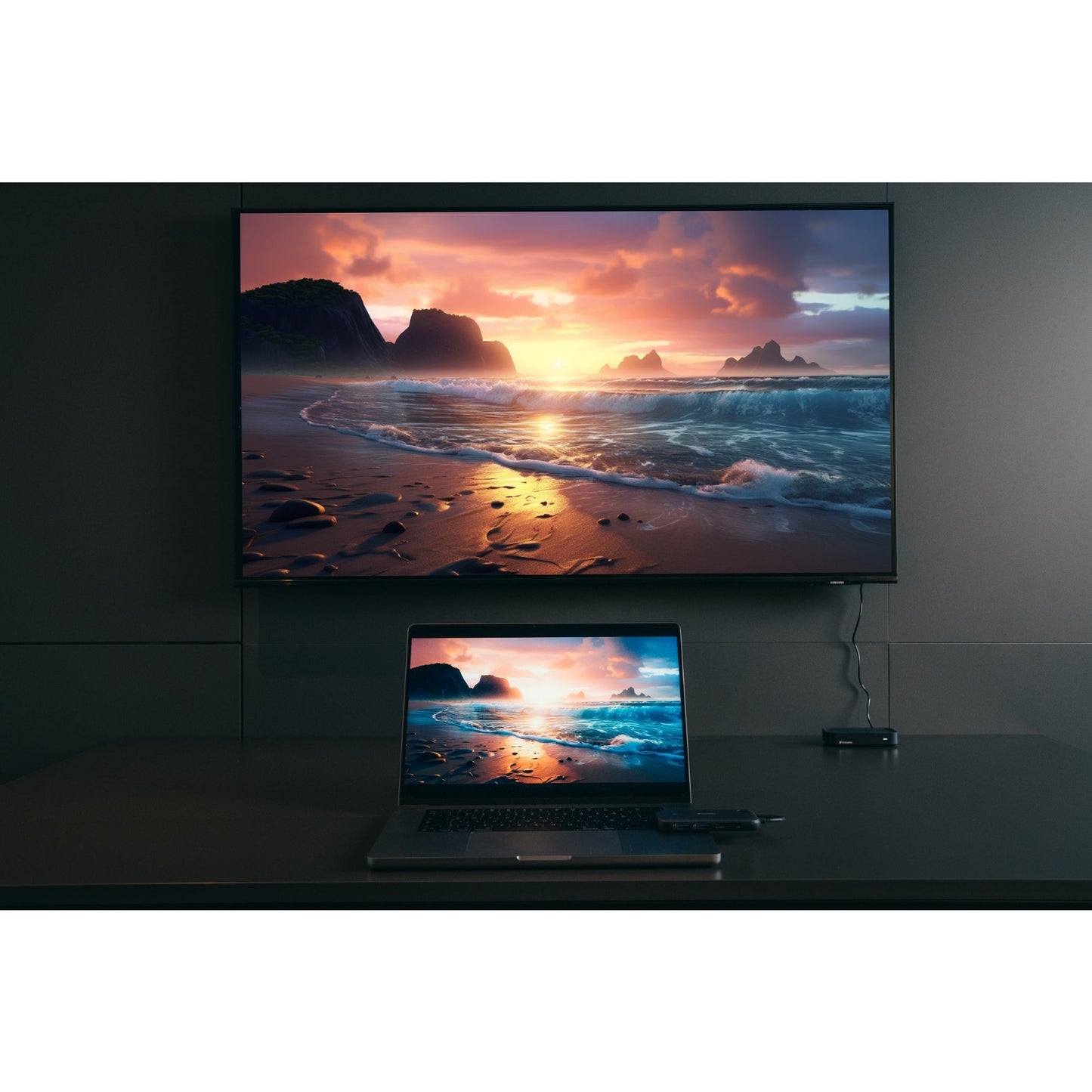 Verbatim USB-Hub Share my Screen WDA-01 USB-C schwarz