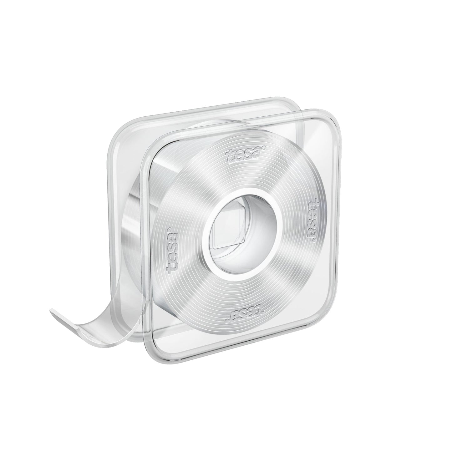 tesa® Montageklebeband Universal Nano-Power Innenbereich, Außenbereich 20 mm x 3 m (B x L) 5kg beidseitig klebend transparent