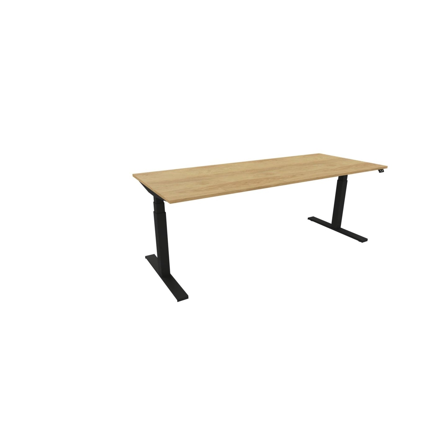 NowyStyl Schreibtisch eModel 3.0 Maße: 2.000 x 650-1.310 x 800 mm (B x H x T) Holz natural hickory