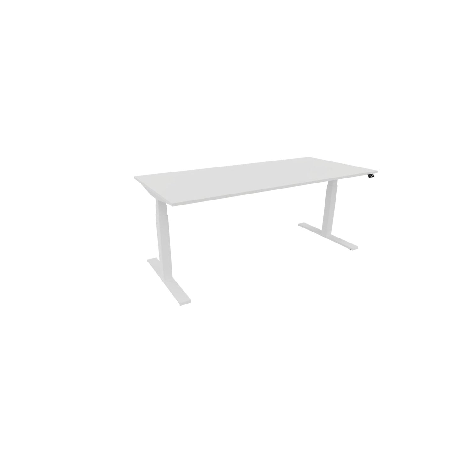 NowyStyl Schreibtisch eModel 3.0 Maße: 1.800 x 650-1.310 x 800 mm (B x H x T) Holz weiß