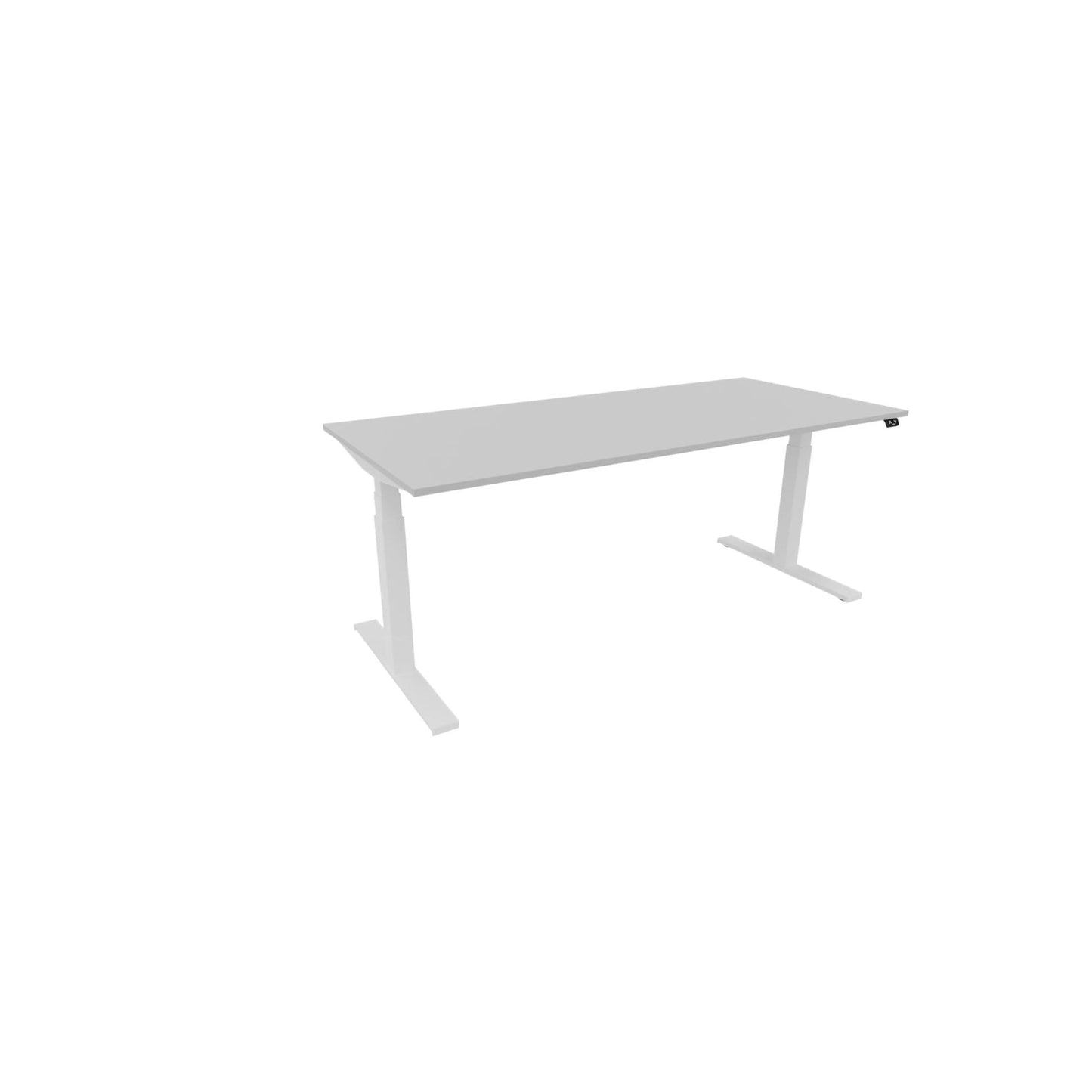 NowyStyl Schreibtisch eModel 3.0 Maße: 1.800 x 650-1.310 x 800 mm (B x H x T) Holz platinum