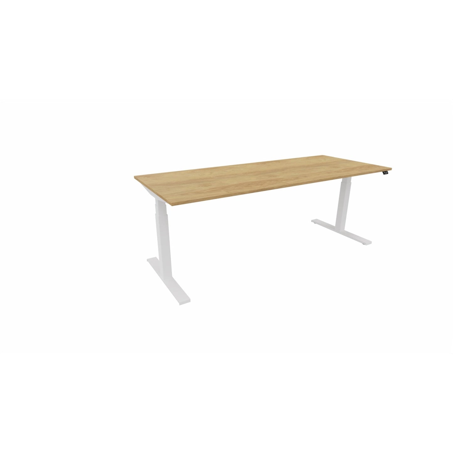 NowyStyl Schreibtisch eModel 3.0 Maße: 2.000 x 650-1.310 x 800 mm (B x H x T) Holz natural hickory