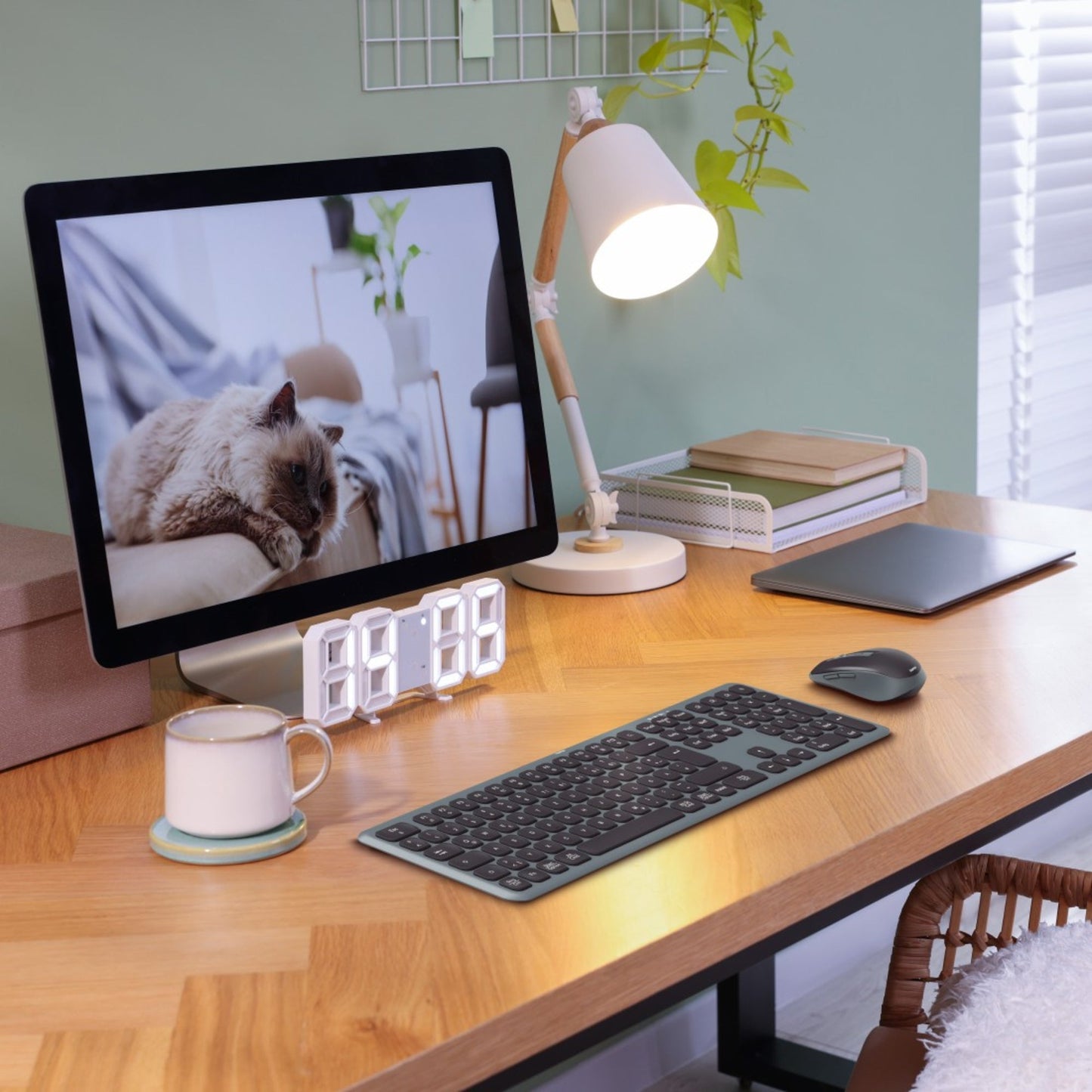 Hama Tastatur-Maus-Set WKM-550 QWERTZ Windows® 10, Mac universell USB-A 10m inkl. USB-A-Empfänger schwarz