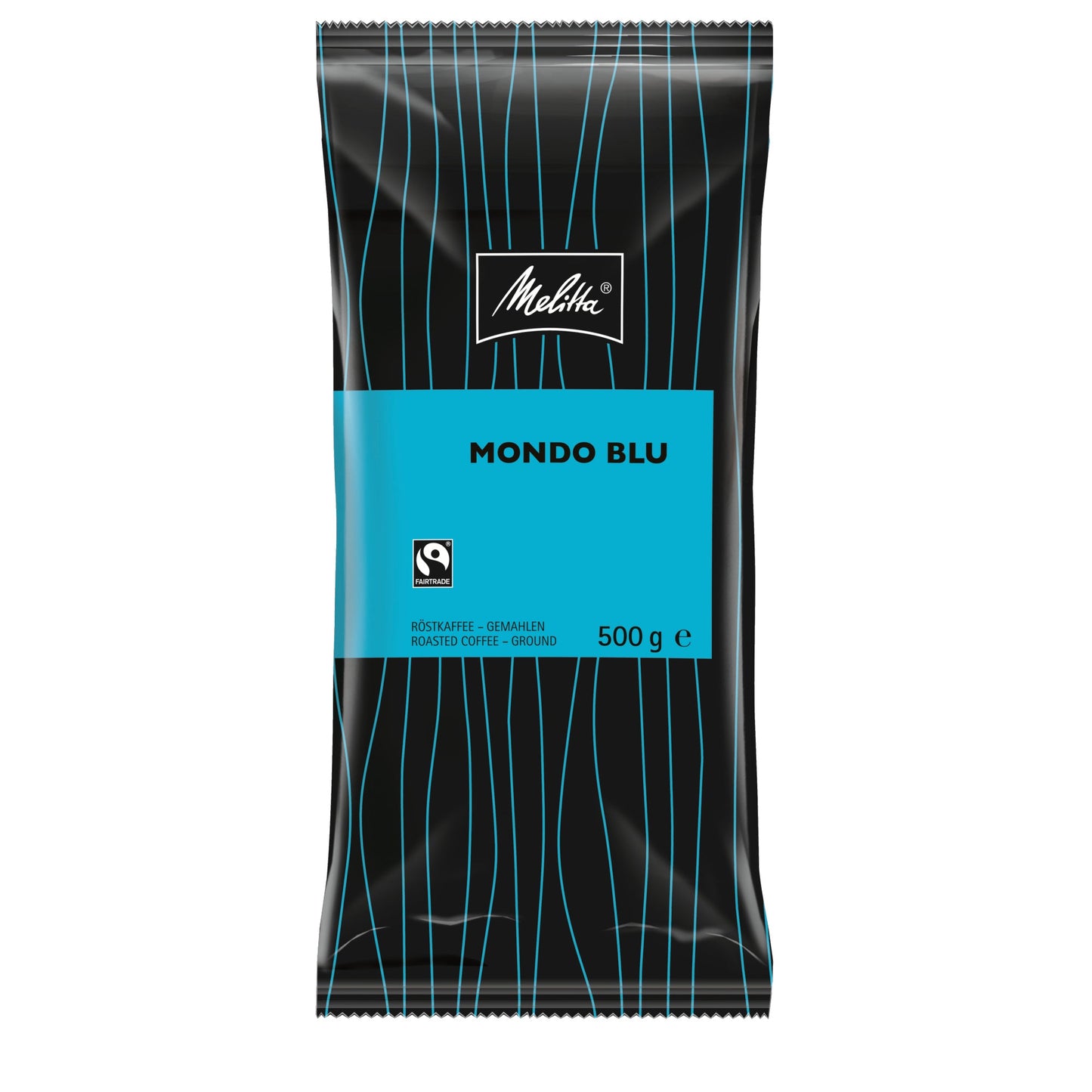 Melitta Kaffee Mondo Blu® 50 % Arabica, 50 % Robusta gemahlen 500 g/Pack.