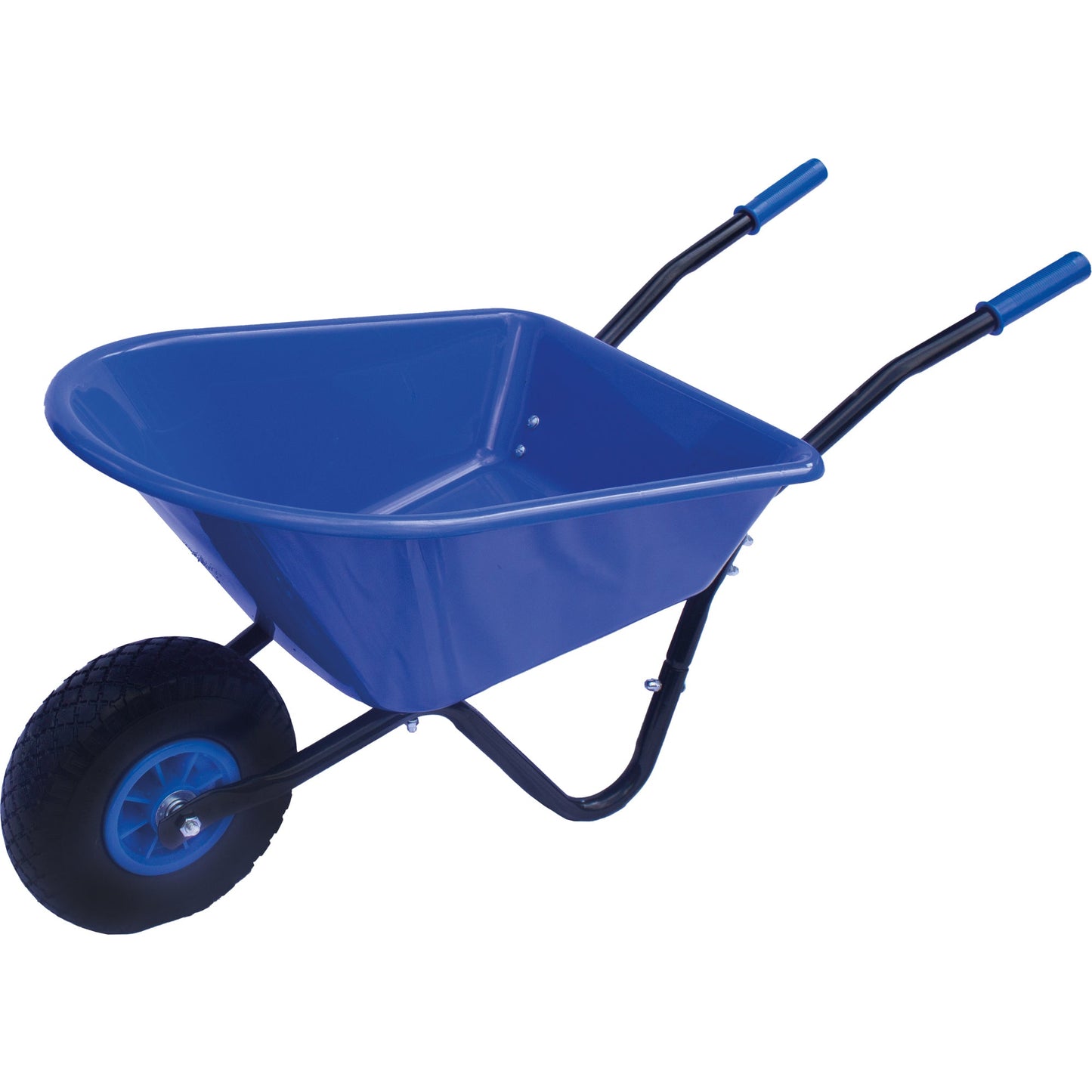 pro-bau-tec Kinderschubkarre 20l Mulde: Polypropylen, Rahmen: Stahl, pulverbeschichtet blau