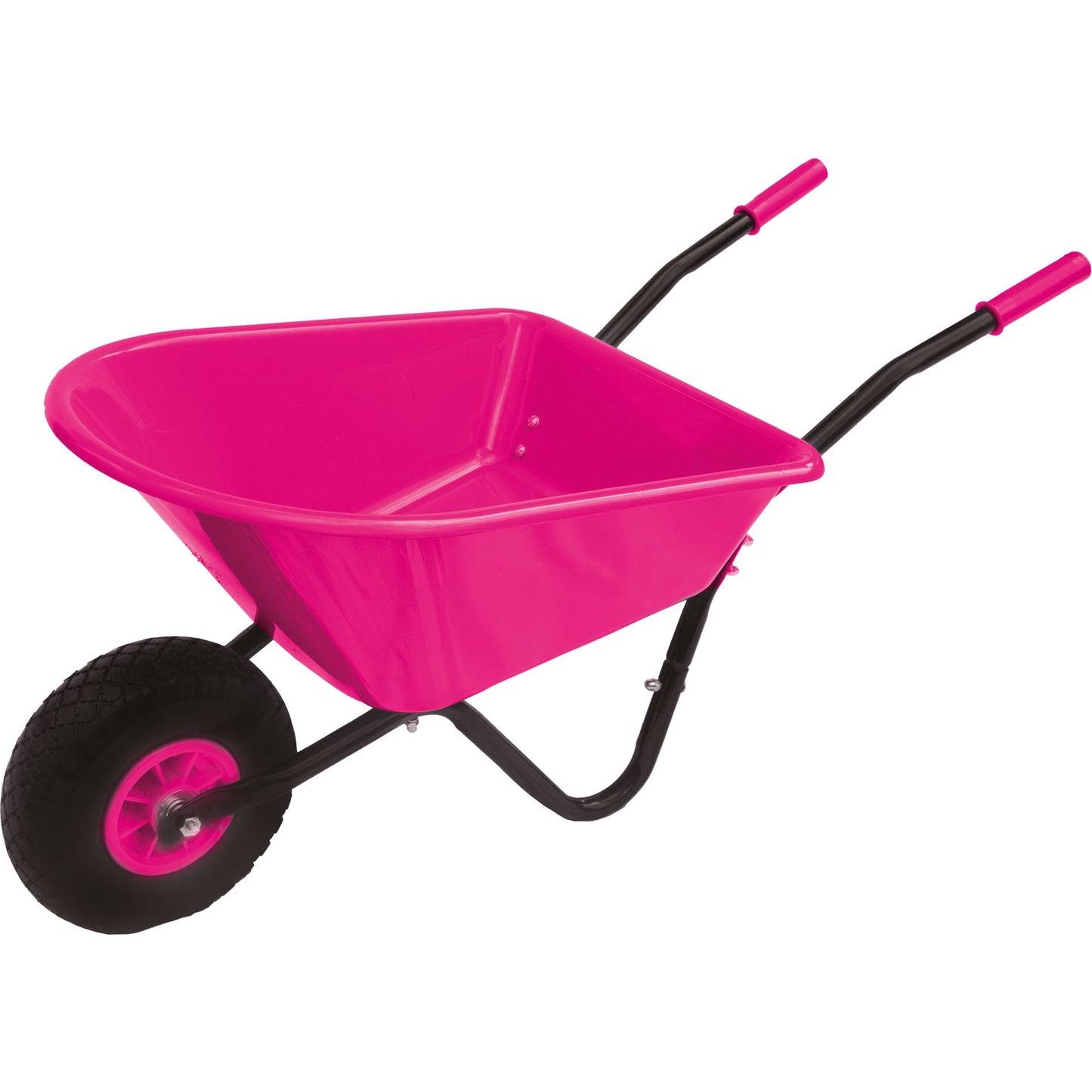 pro-bau-tec Kinderschubkarre 20l Mulde: Polypropylen, Rahmen: Stahl, pulverbeschichtet pink