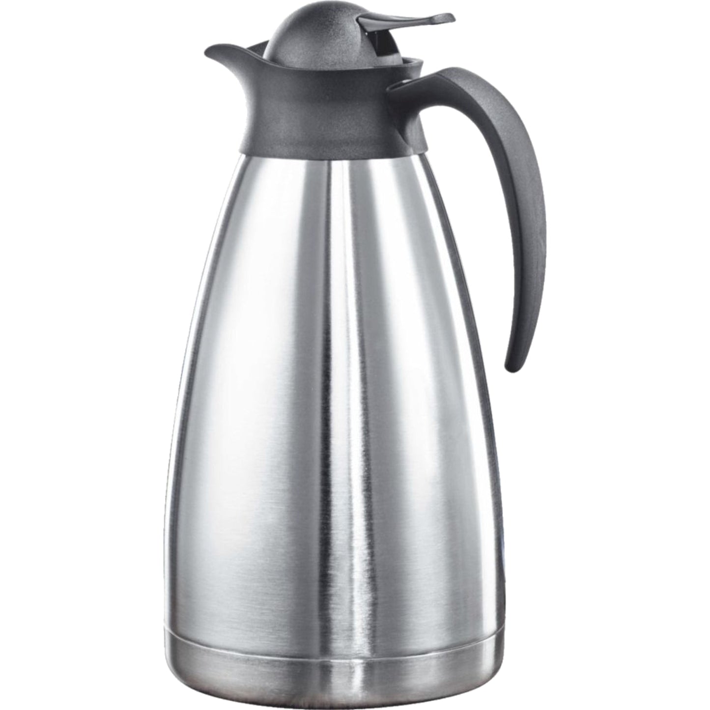 Cent Isolierkanne Classic 1,5l Edelstahl silber/schwarz