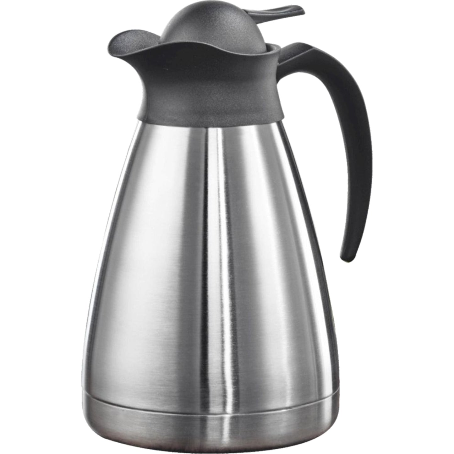 Cent Isolierkanne Classic 1l Edelstahl silber/schwarz