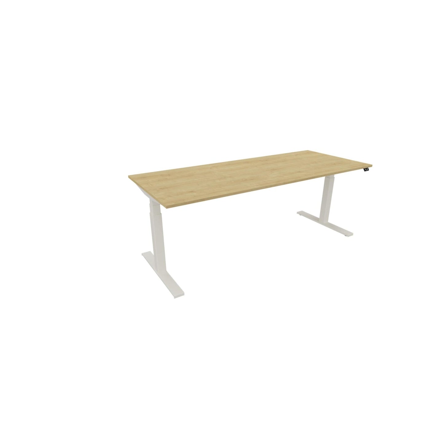 NowyStyl Schreibtisch eModel 3.0 Maße: 2.000 x 650-1.310 x 800 mm (B x H x T) Holz hamilton oak