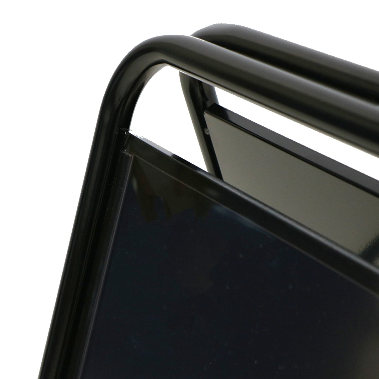 Showdown® Displays Kundenstopper Elegant 57,5 x 96,5 x 64 cm (B x H x T) Stahl schwarz