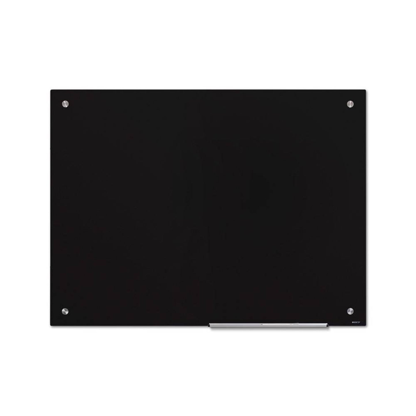 Showdown® Displays Glasboard Scritto® 120 x 90 x 4 cm (B x H x T) Tafel magnethaftend inkl. Glasboardmarker weiß Sicherheitsglas schwarz