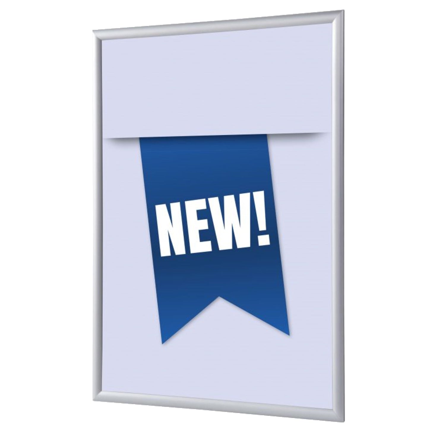 Showdown® Displays Bilderwechselrahmen 62,5 x 87,2 x 1,1 cm (B x H x T) DIN A1 Aluminium, eloxiert grau