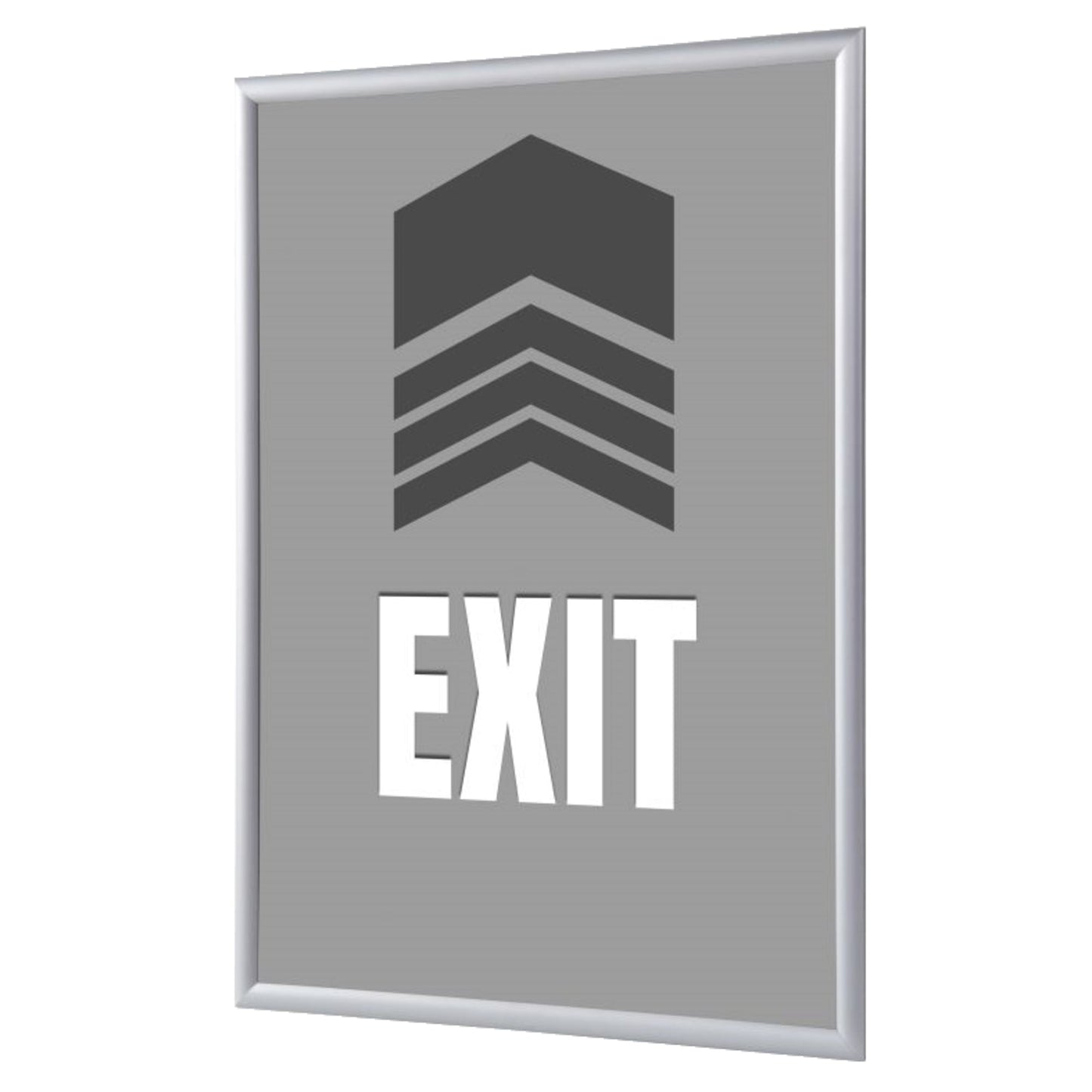 Showdown® Displays Bilderwechselrahmen 62,5 x 87,2 x 1,1 cm (B x H x T) DIN A1 Aluminium, eloxiert grau