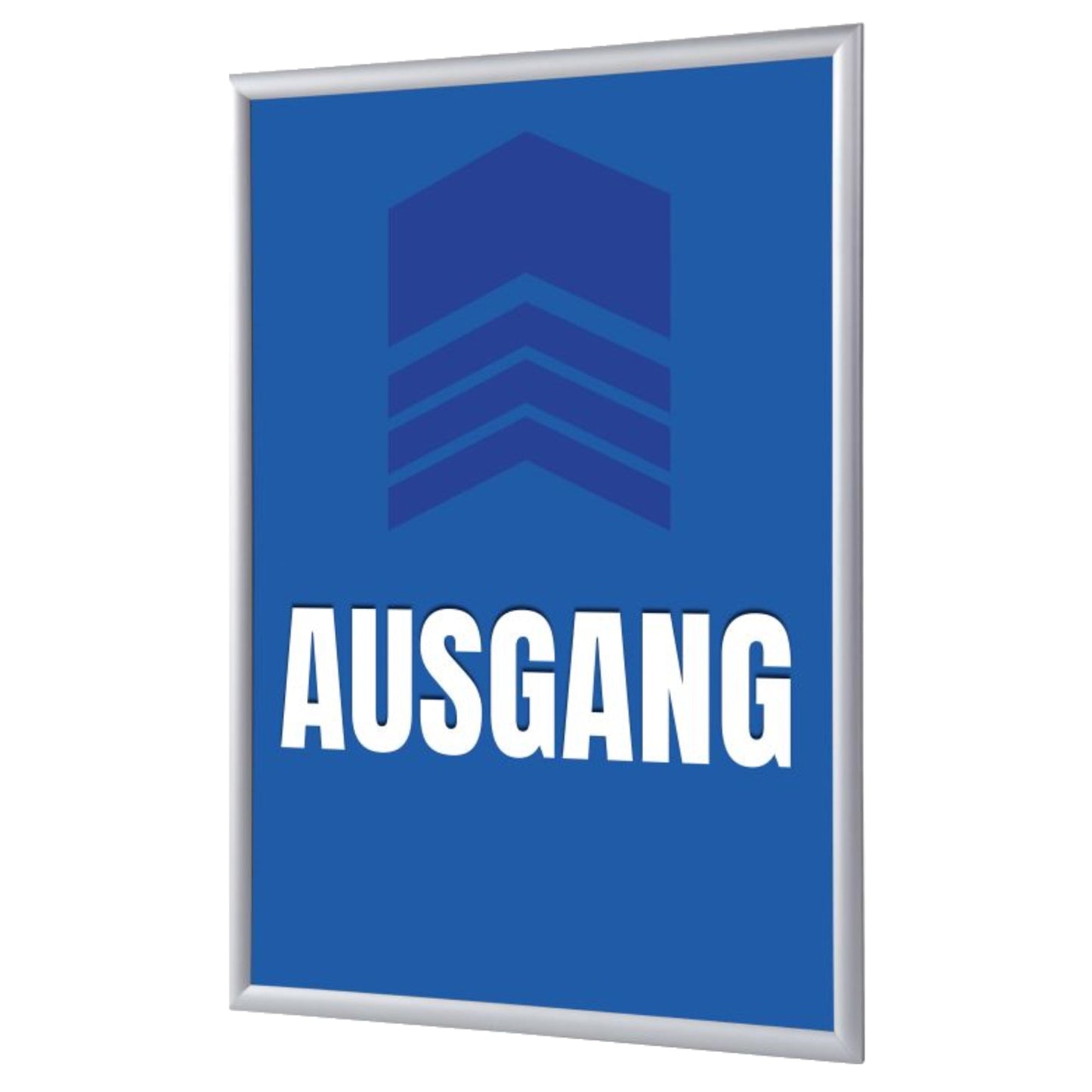 Showdown® Displays Bilderwechselrahmen 62,5 x 87,2 x 1,1 cm (B x H x T) DIN A1 Aluminium, eloxiert grau