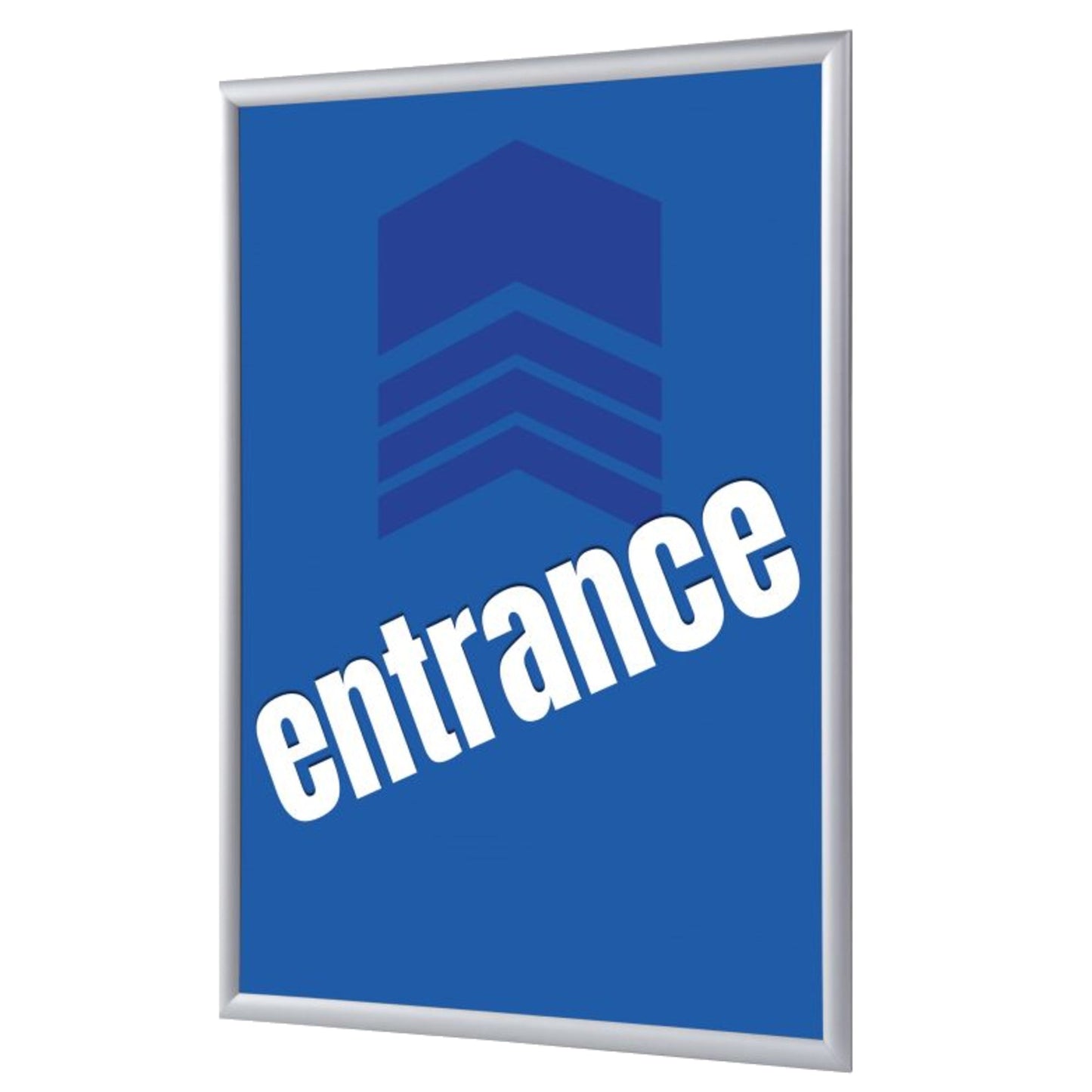 Showdown® Displays Bilderwechselrahmen 24,1 x 32,8 x 1,1 cm (B x H x T) DIN A4 Aluminium, eloxiert grau