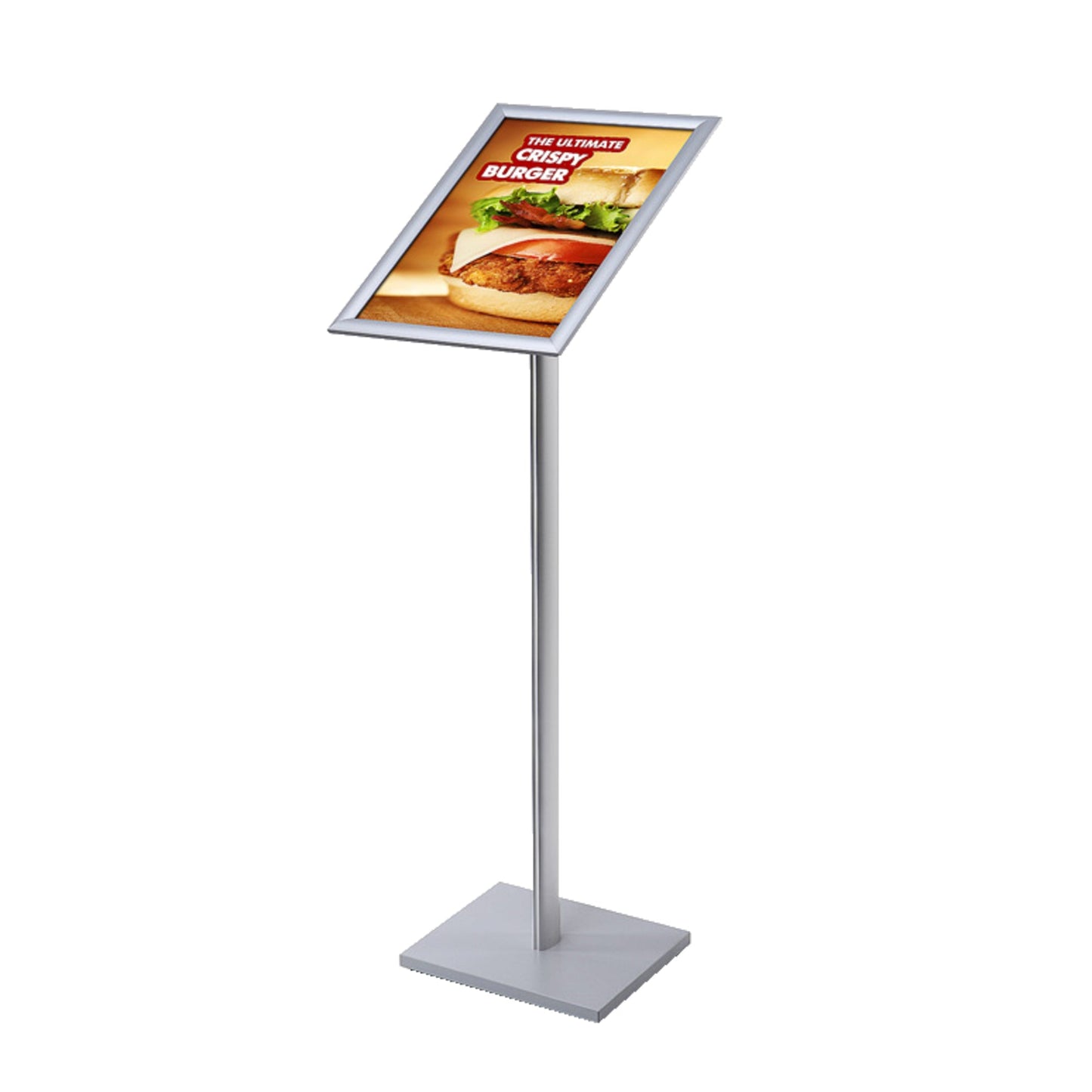 Showdown® Displays Infodisplay Design 62,5 x 110 x 39,1 cm (B x H x T) DIN A3 silber