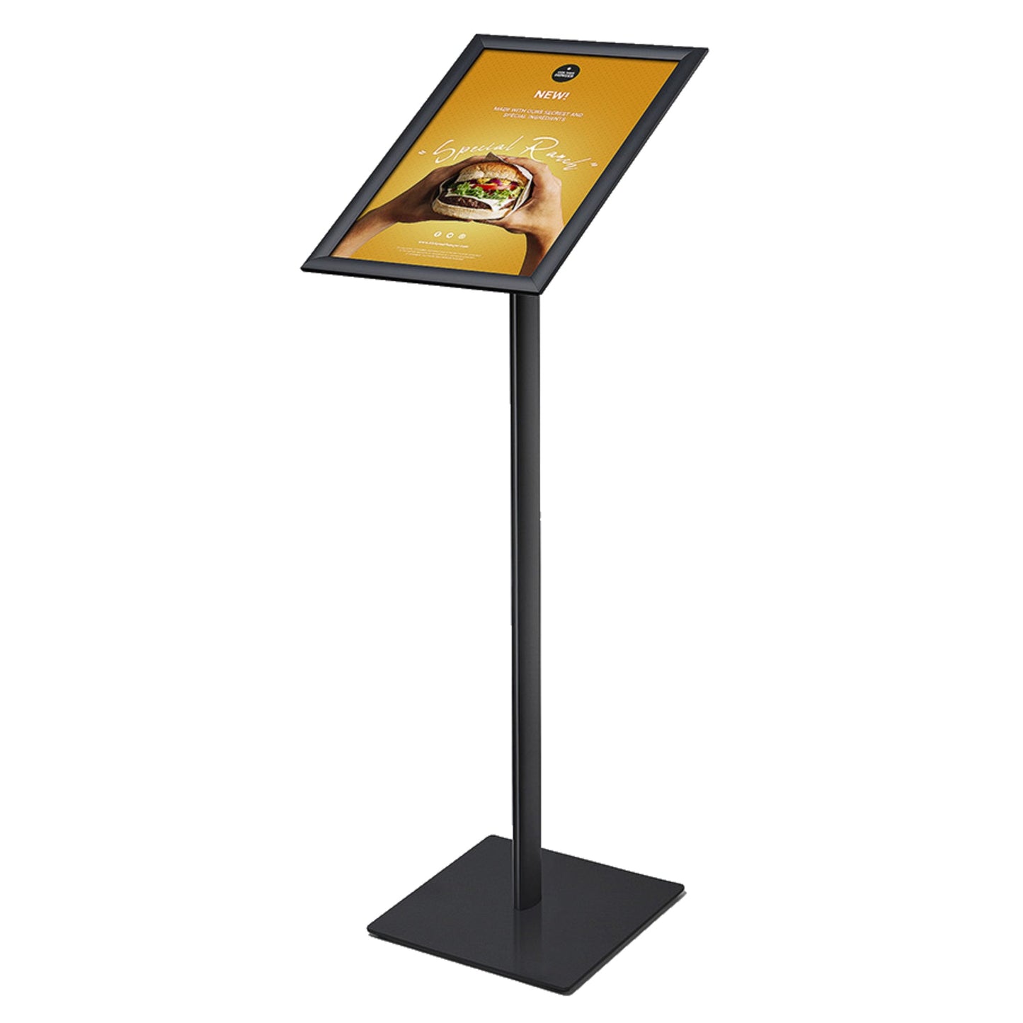 Showdown® Displays Infodisplay Design 62,5 x 110 x 39,1 cm (B x H x T) DIN A3 schwarz