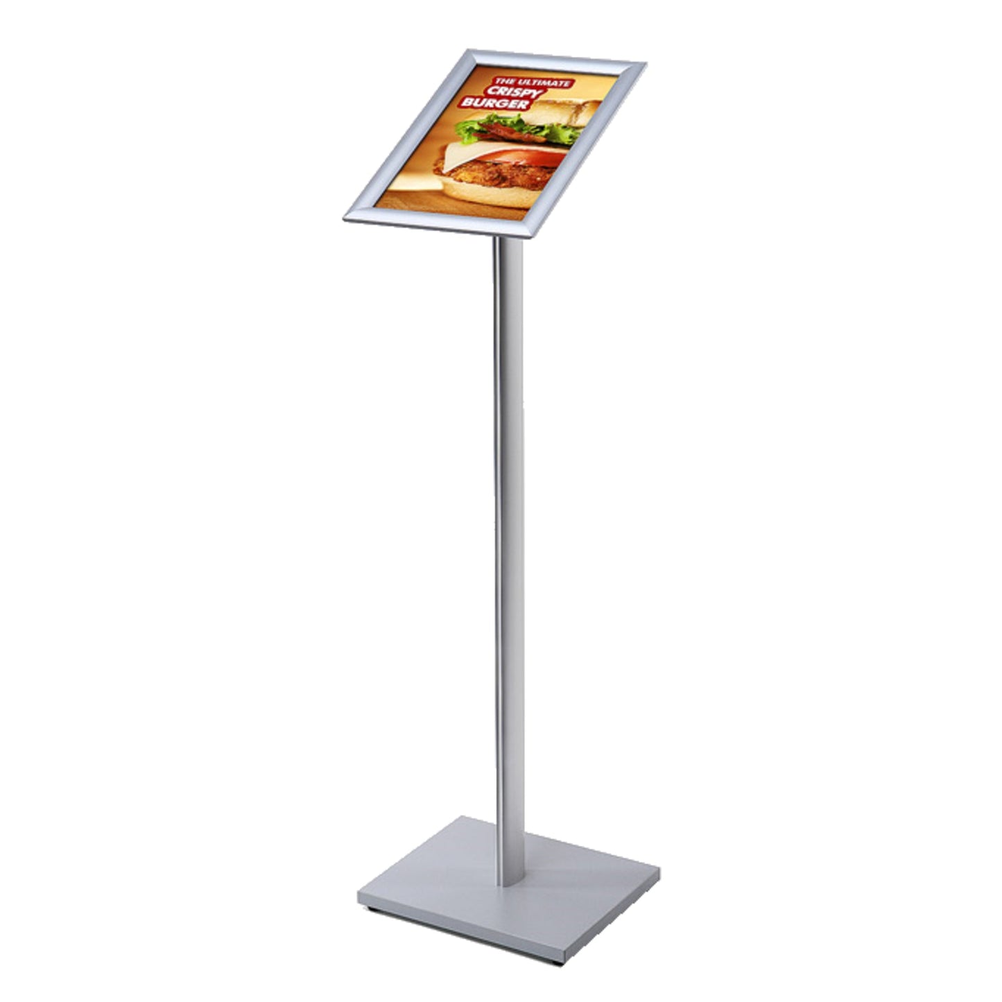 Showdown® Displays Infodisplay Design 30 x 108 x 29,2 cm (B x H x T) DIN A4 silber