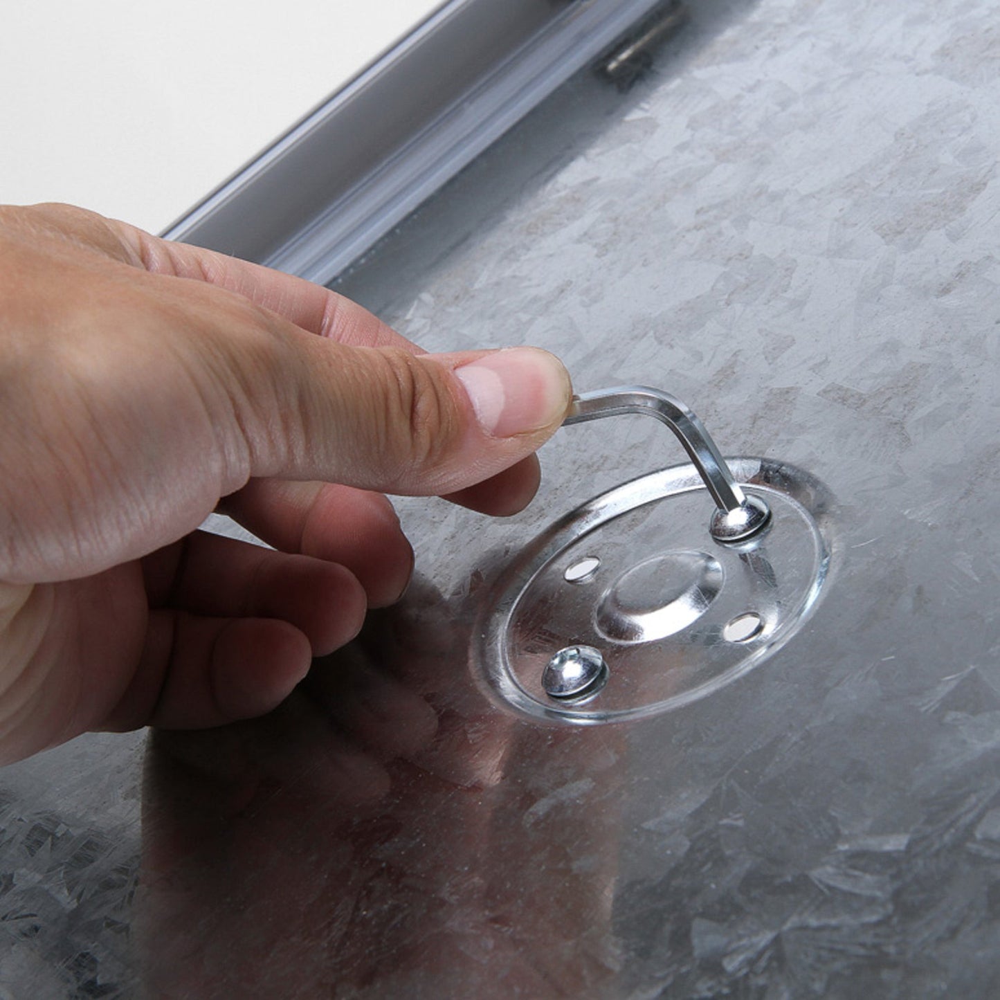 Showdown® Displays Infodisplay Design 30 x 108 x 29,2 cm (B x H x T) DIN A4 silber